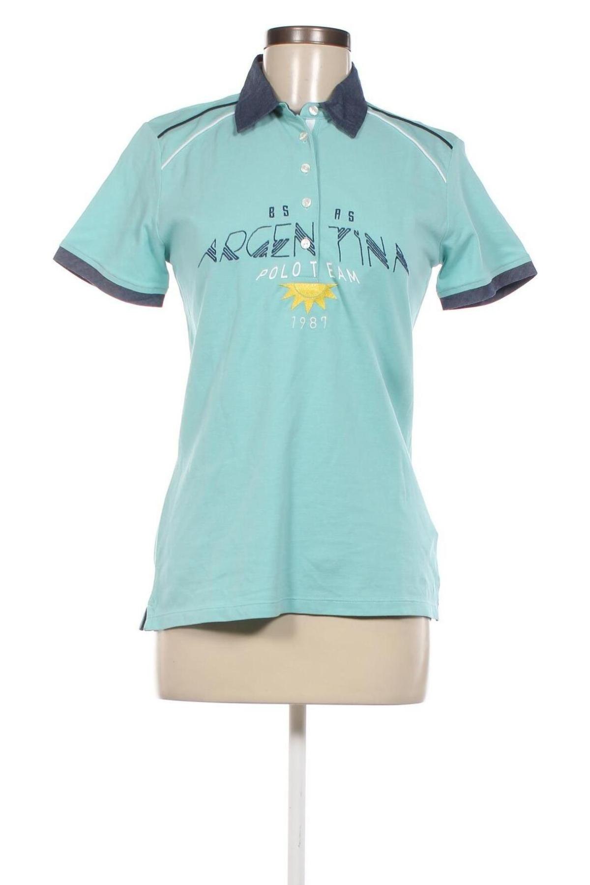 Tricou de femei La Martina, Mărime L, Culoare Albastru, Preț 76,05 Lei