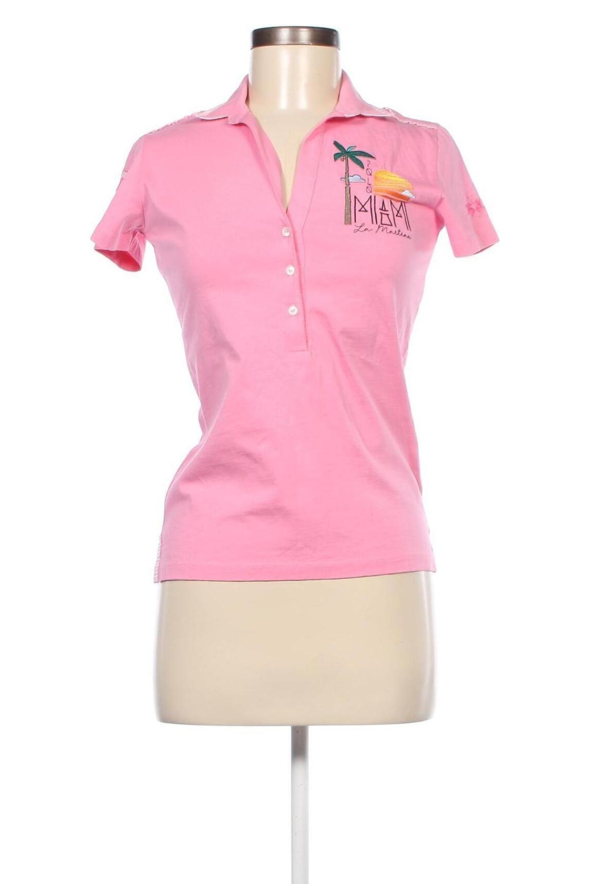 Tricou de femei La Martina, Mărime S, Culoare Roz, Preț 129,73 Lei