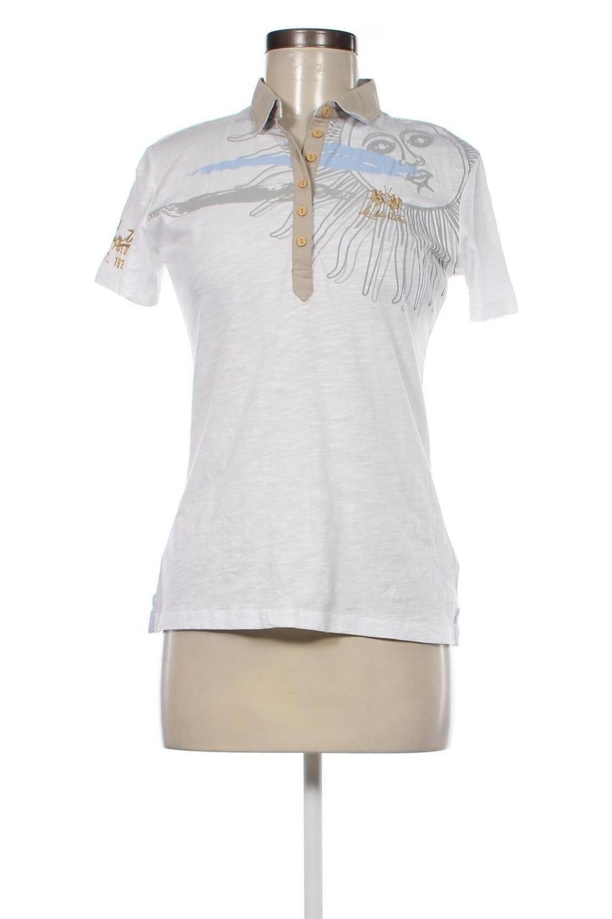 Damen T-Shirt La Martina, Größe L, Farbe Weiß, Preis € 35,05