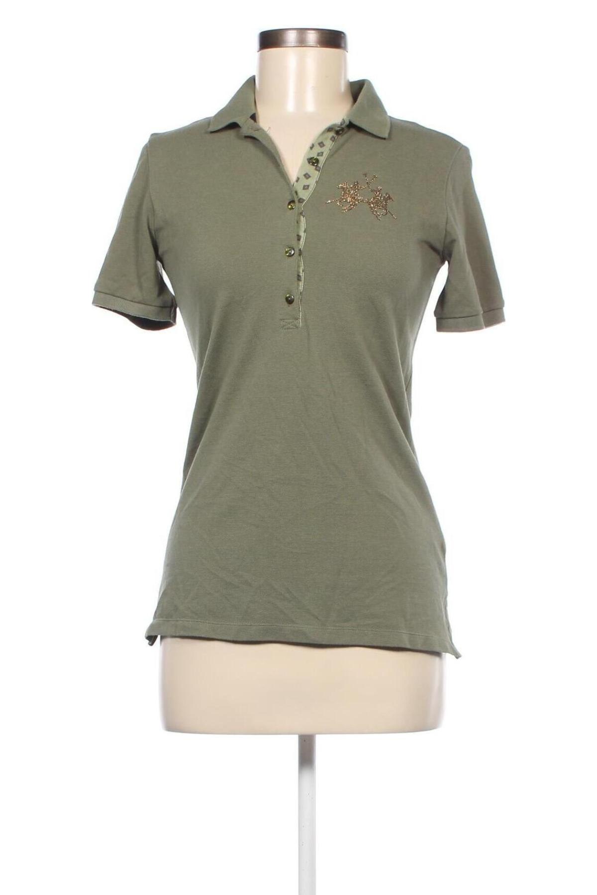 Tricou de femei La Martina, Mărime XS, Culoare Verde, Preț 223,68 Lei
