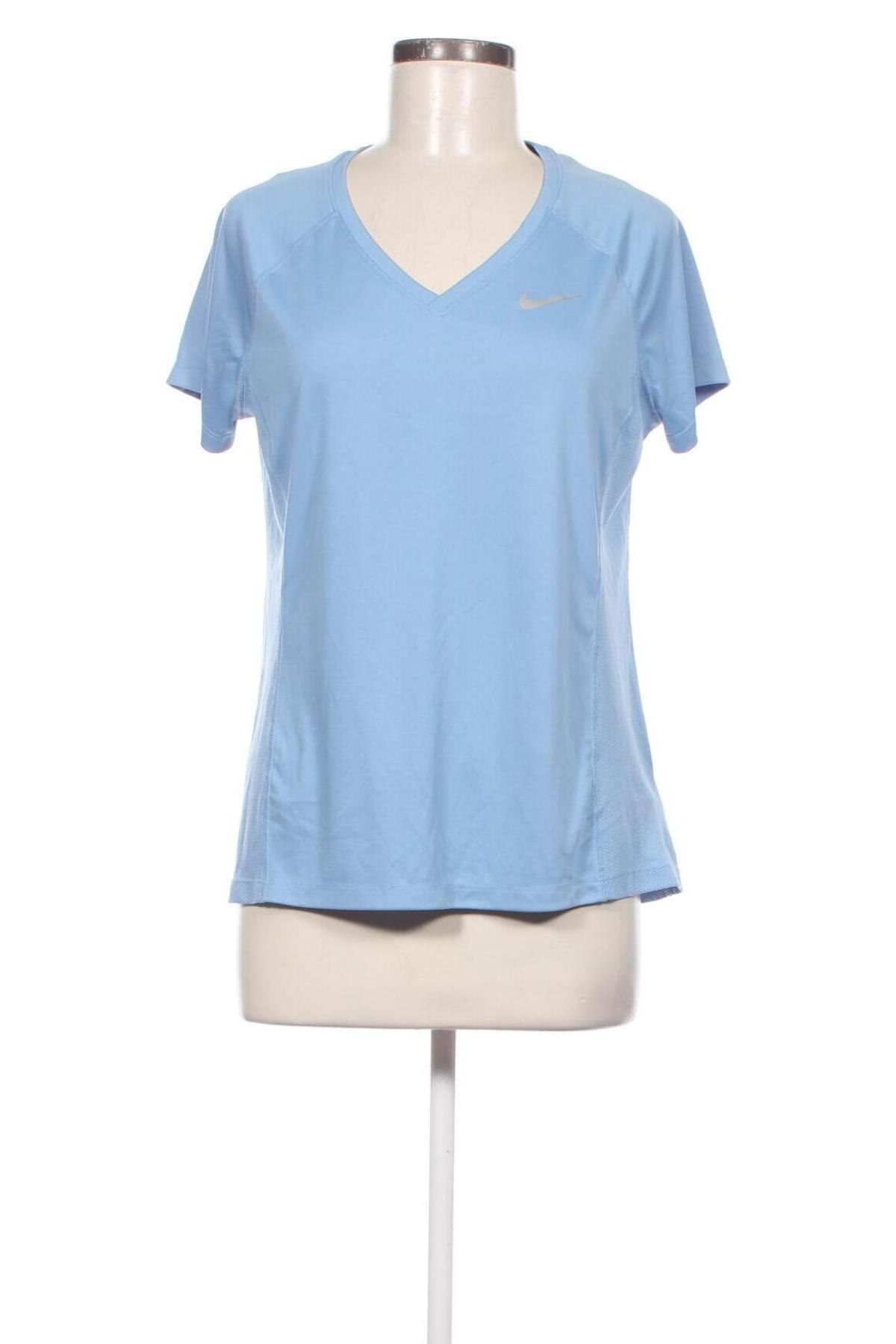 Γυναικείο t-shirt Nike, Μέγεθος L, Χρώμα Μπλέ, Τιμή 13,96 €