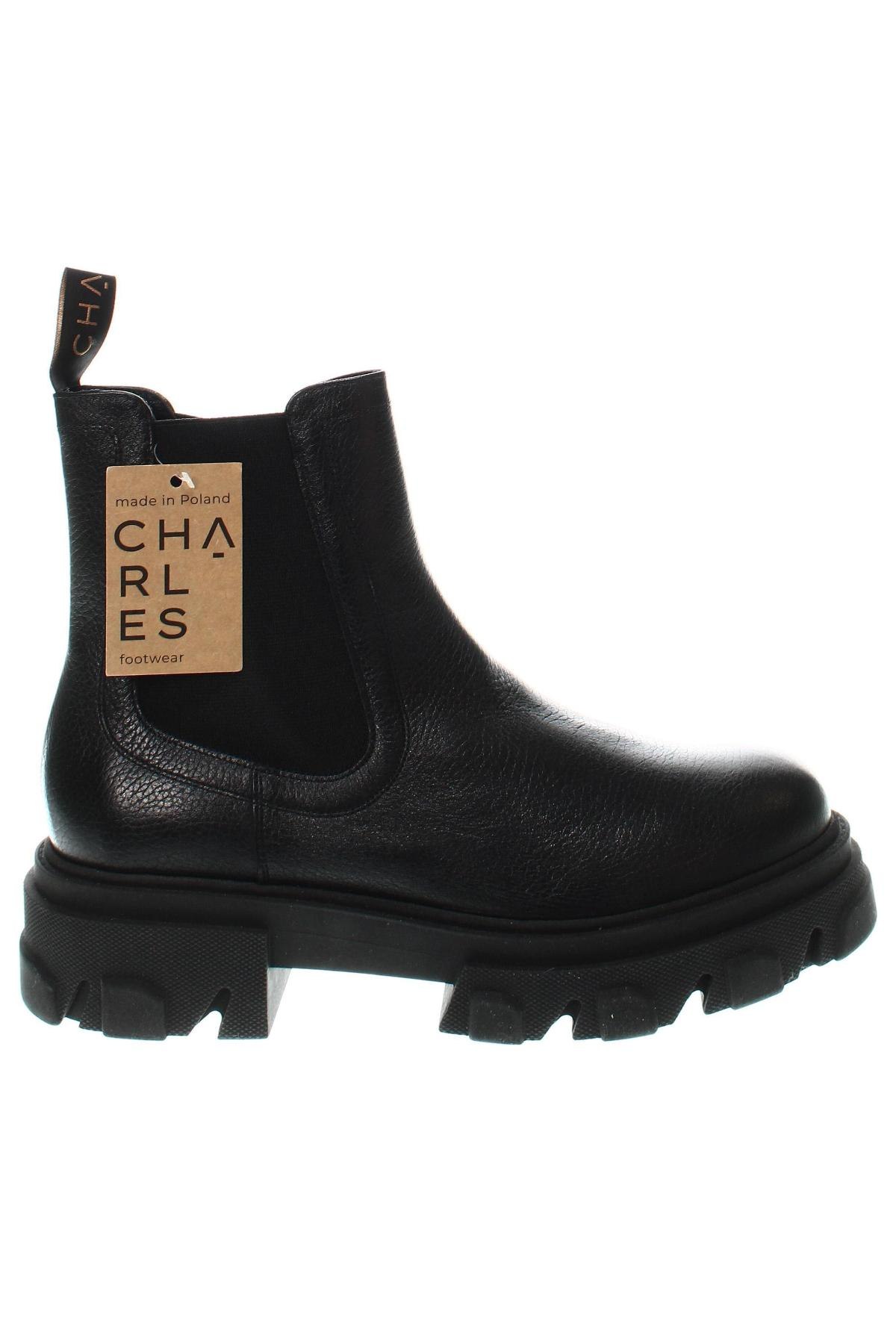 Botine de damă Charles Footwear, Mărime 40, Culoare Negru, Preț 225,72 Lei