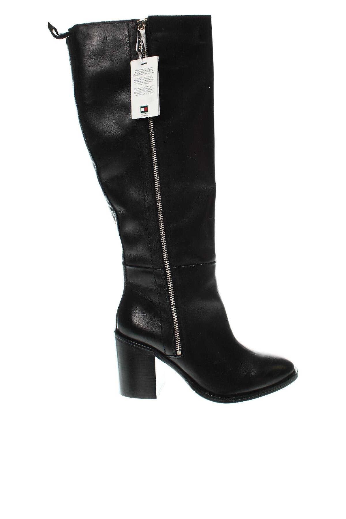 Γυναικείες μπότες Tommy Hilfiger, Μέγεθος 41, Χρώμα Μαύρο, Τιμή 72,28 €