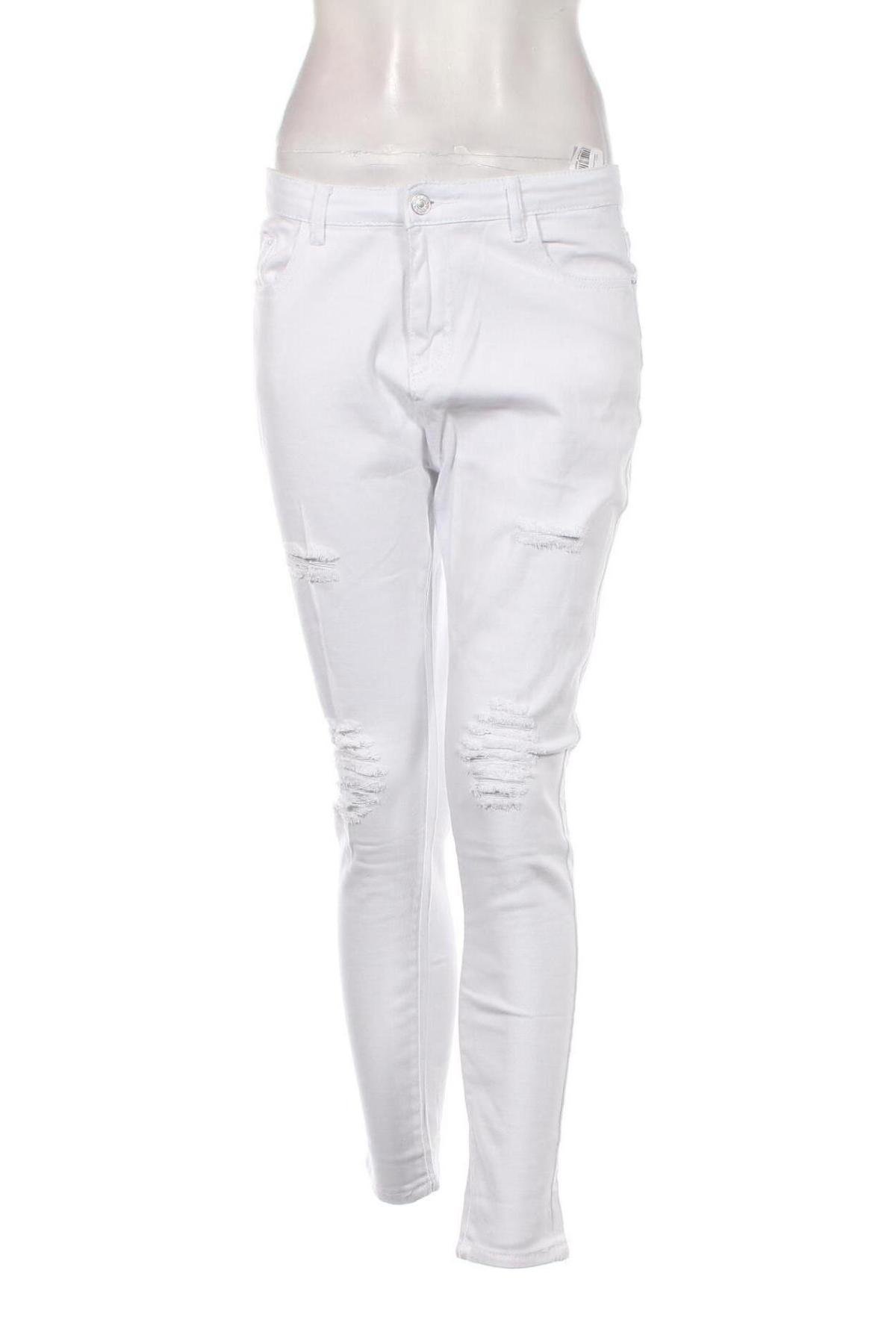 Damskie jeansy Answear, Rozmiar L, Kolor Biały, Cena 105,44 zł