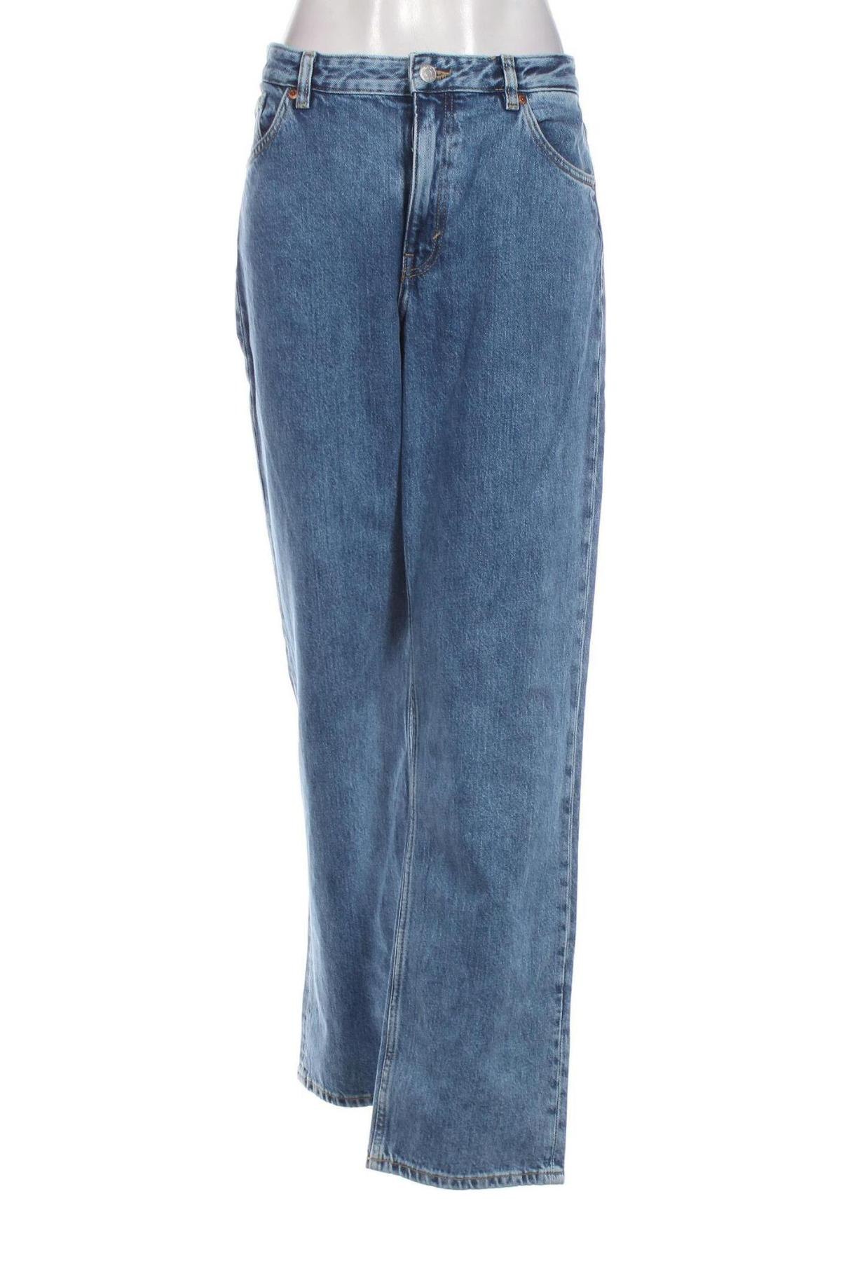 Γυναικείο Τζίν Monki, Μέγεθος L, Χρώμα Μπλέ, Τιμή 13,16 €