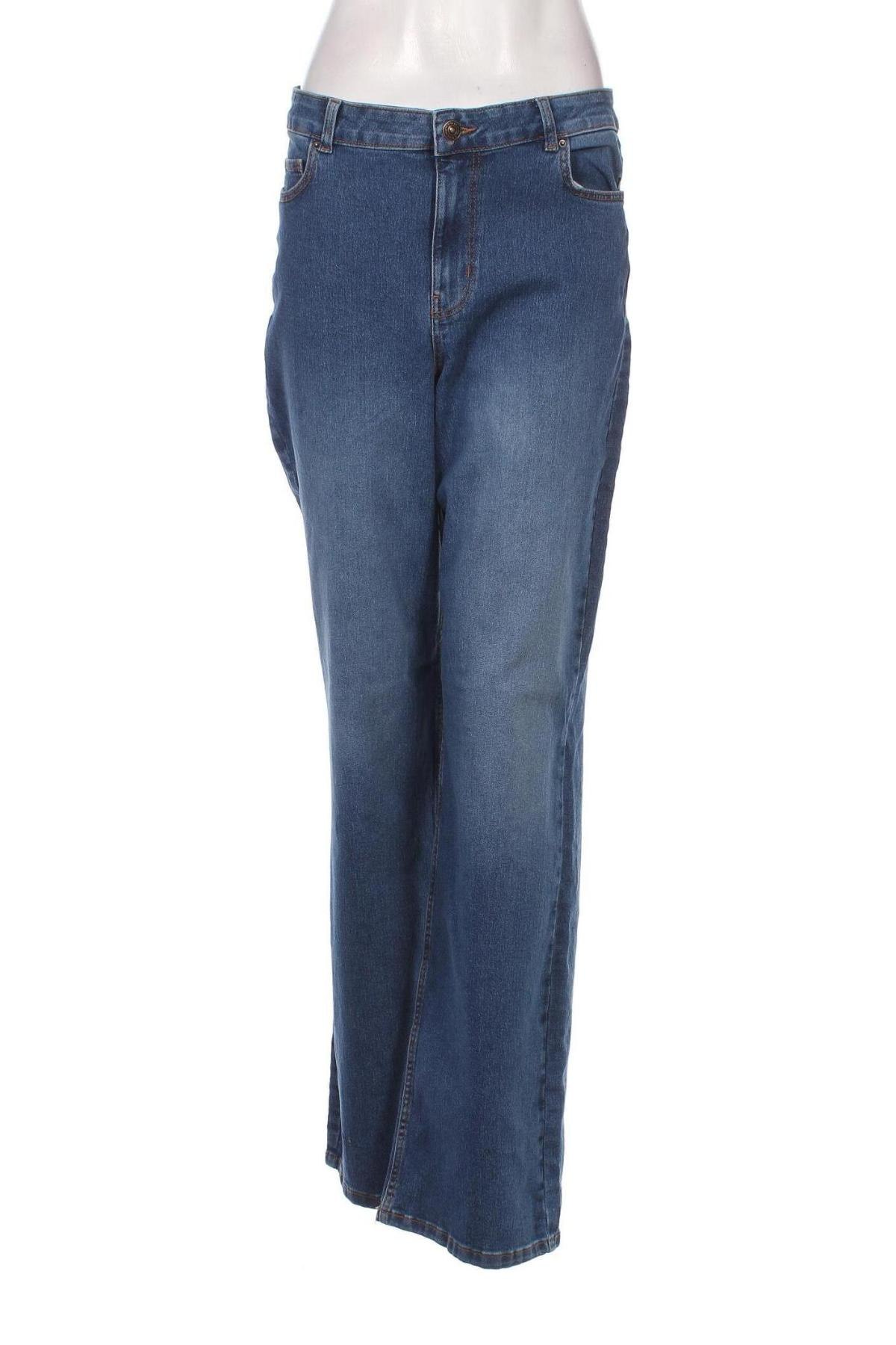 Dámske džínsy  Pieces, Veľkosť L, Farba Modrá, Cena  18,58 €