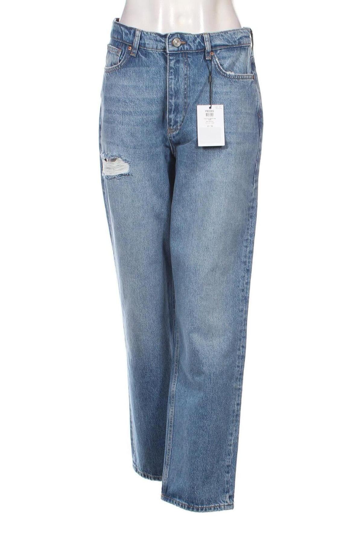 Damen Jeans Pieces, Größe M, Farbe Blau, Preis 35,05 €