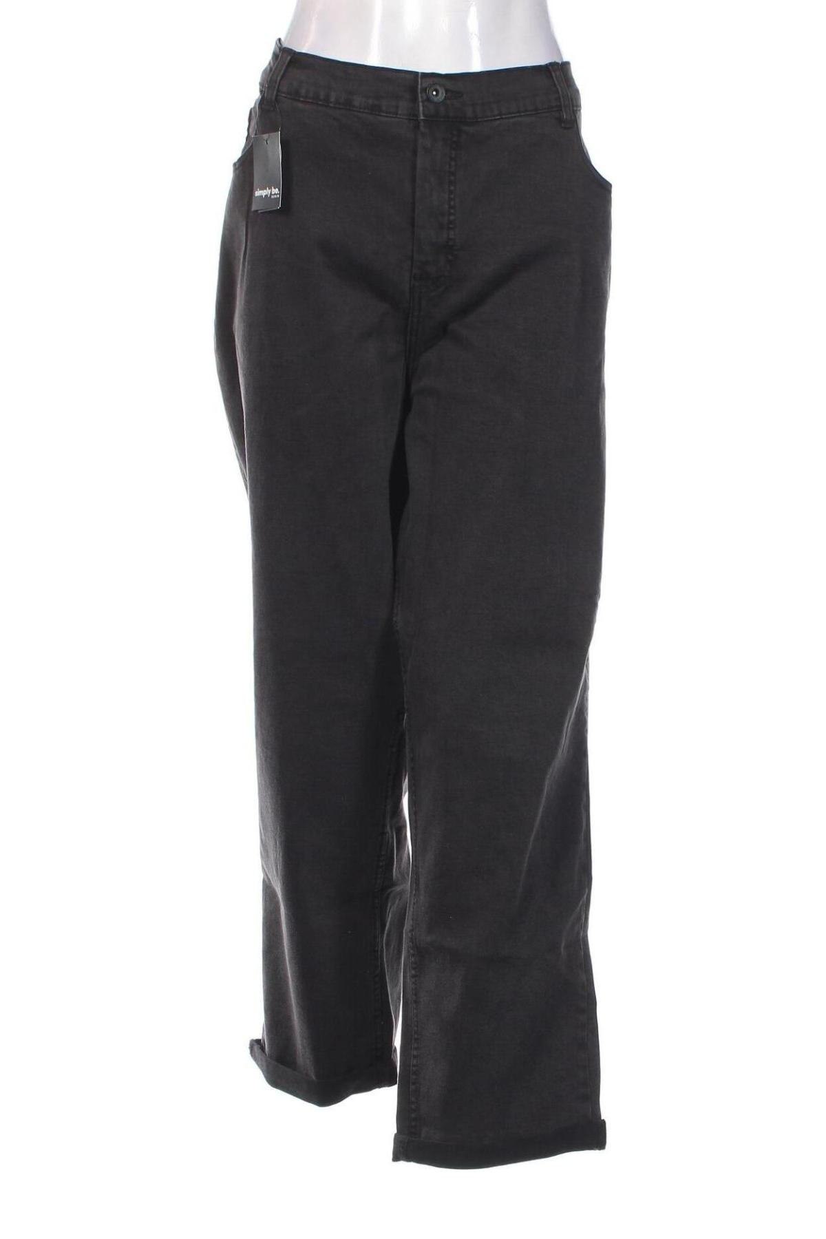 Damen Jeans Simply Be, Größe XXL, Farbe Schwarz, Preis 10,20 €