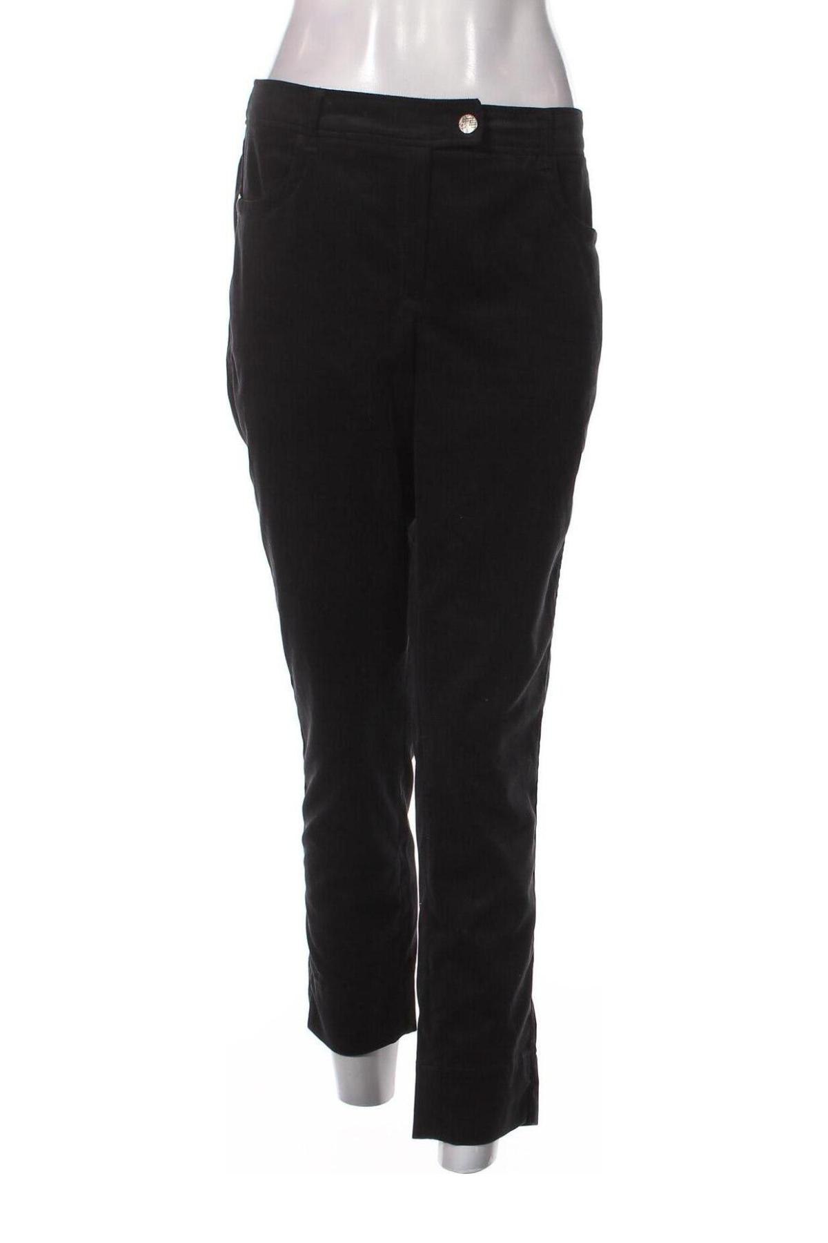 Pantaloni de velvet de femei, Mărime L, Culoare Negru, Preț 14,99 Lei