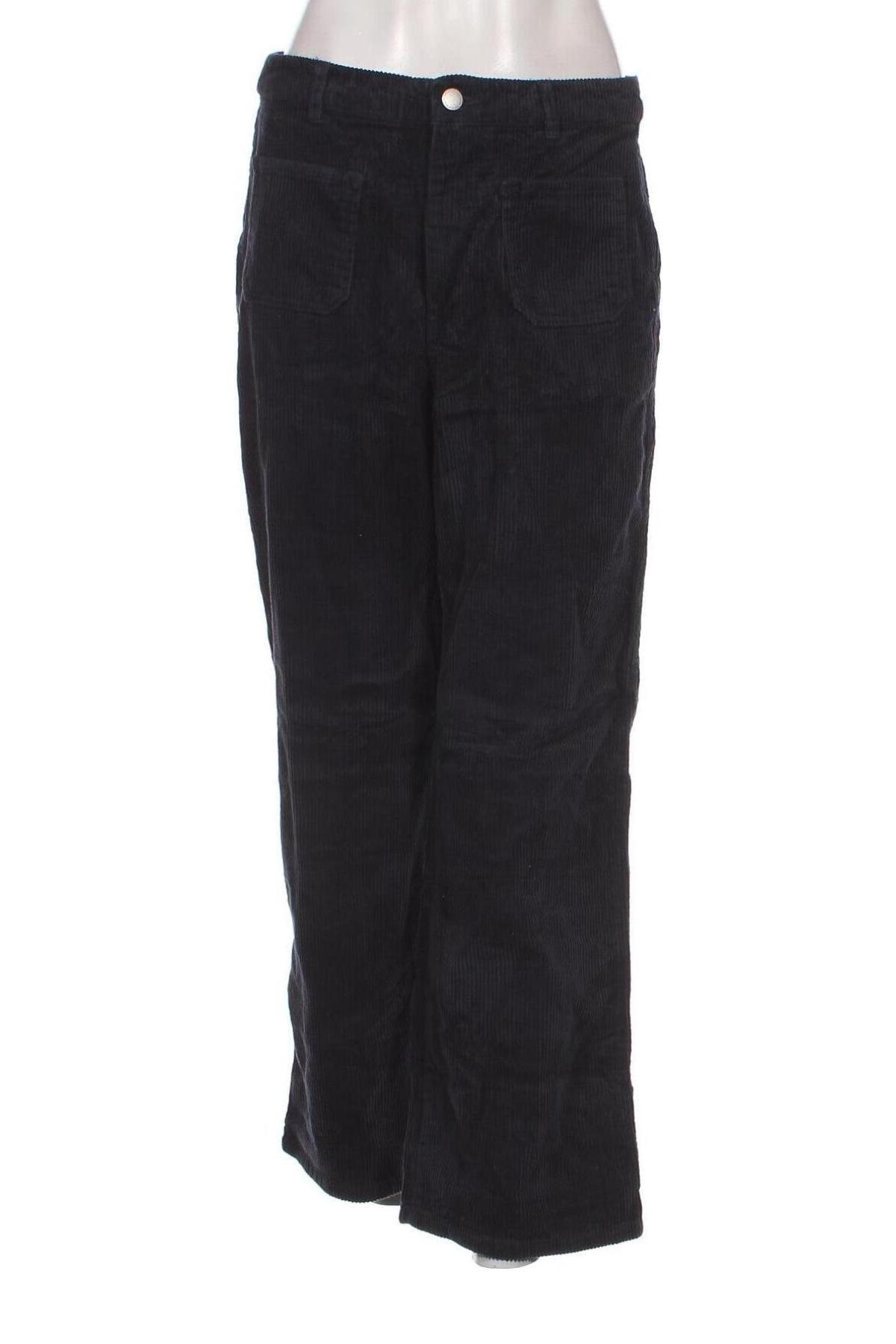 Pantaloni de velvet de femei, Mărime S, Culoare Albastru, Preț 18,99 Lei