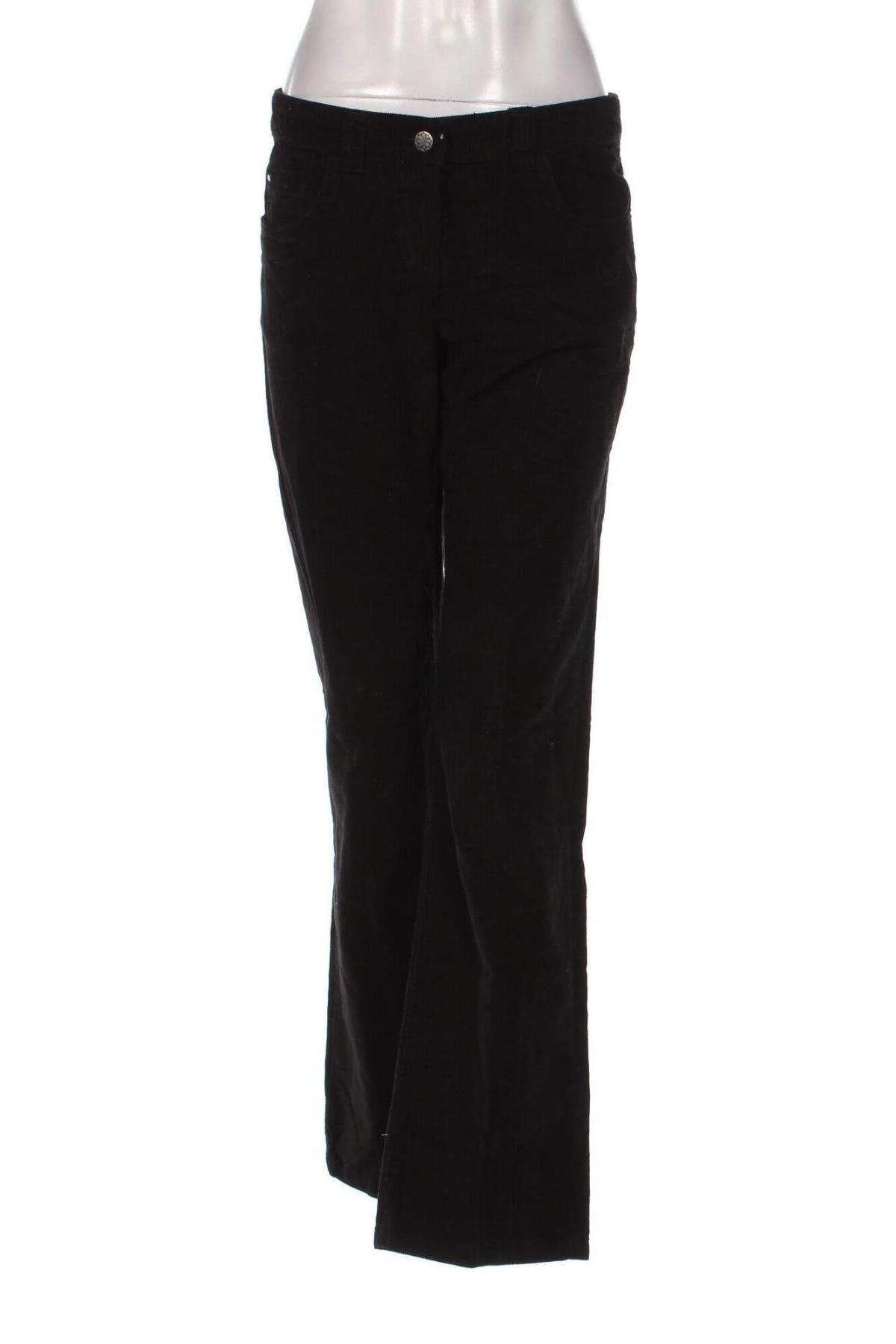 Pantaloni de velvet de femei Blue Motion, Mărime M, Culoare Negru, Preț 21,94 Lei