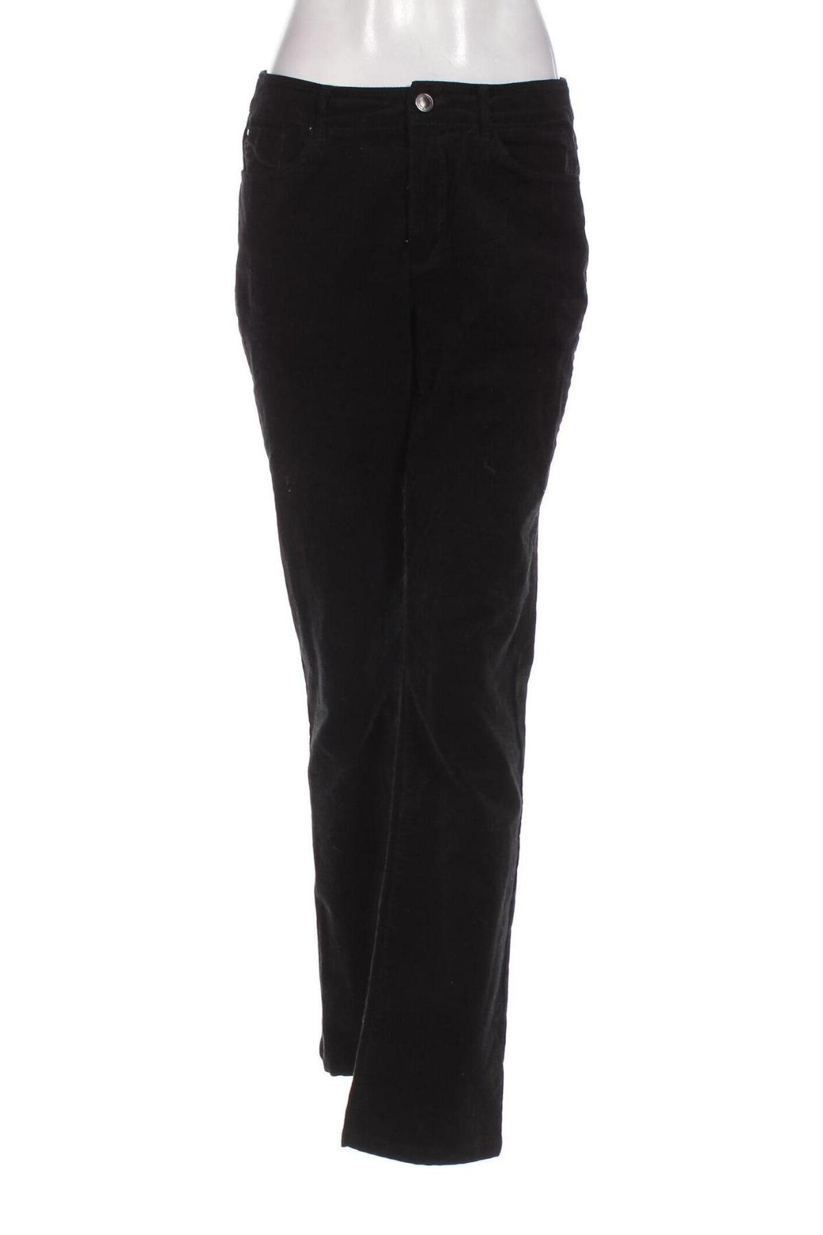 Γυναικείο κοτλέ παντελόνι Charles Vogele, Μέγεθος M, Χρώμα Μαύρο, Τιμή 3,95 €