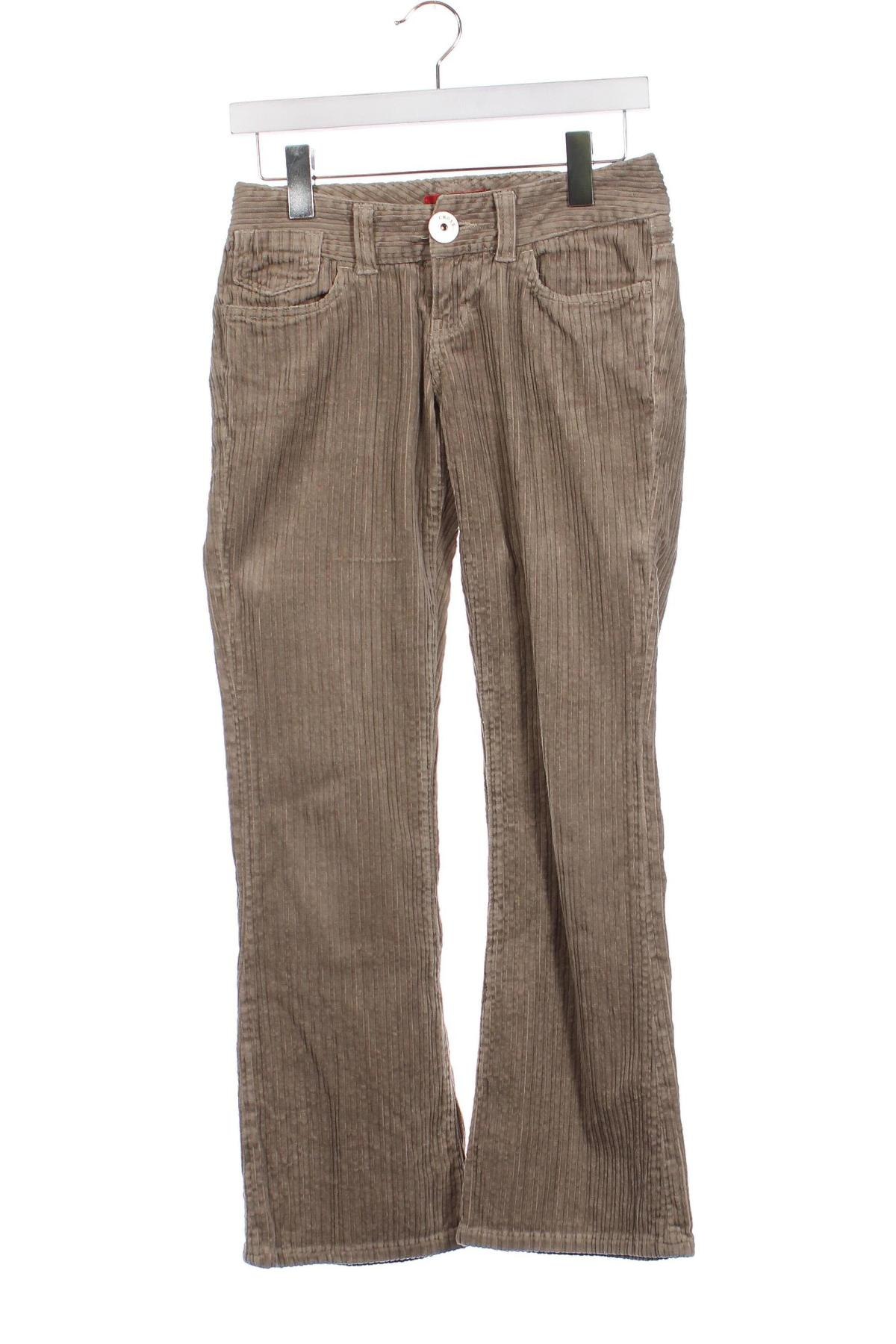Pantaloni de velvet de femei Cross Jeans, Mărime S, Culoare Bej, Preț 14,80 Lei
