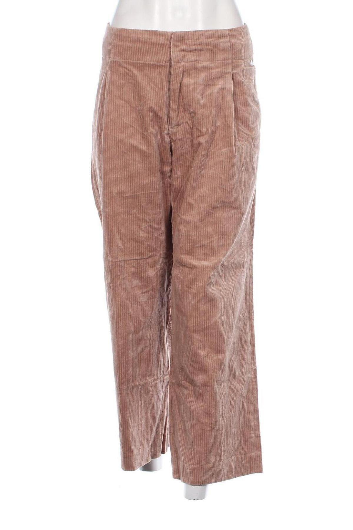 Pantaloni de velvet de femei Maison Scotch, Mărime L, Culoare Roz, Preț 80,52 Lei