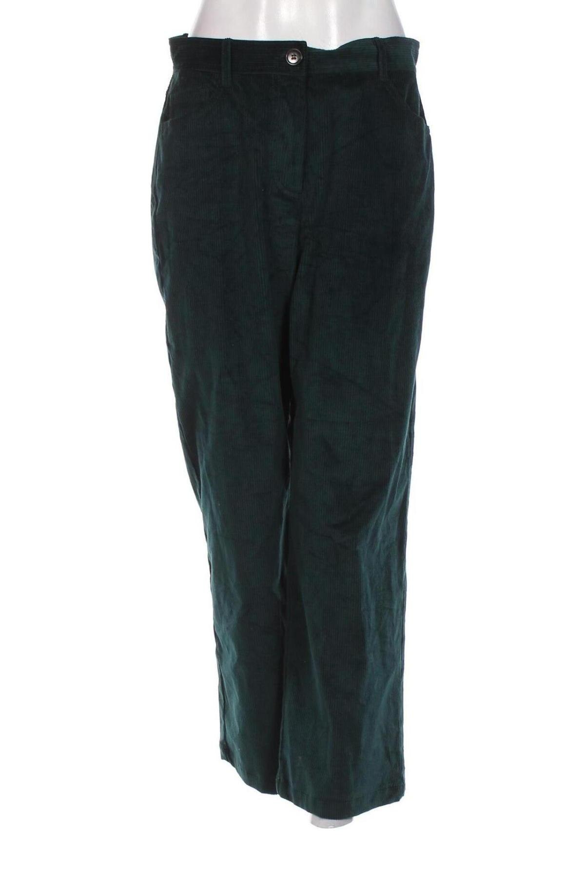 Pantaloni de velvet de femei Max&Co., Mărime M, Culoare Verde, Preț 87,37 Lei