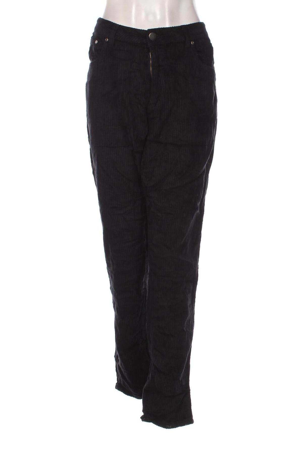 Pantaloni de velvet de femei Pretty Little Thing, Mărime XL, Culoare Negru, Preț 20,99 Lei