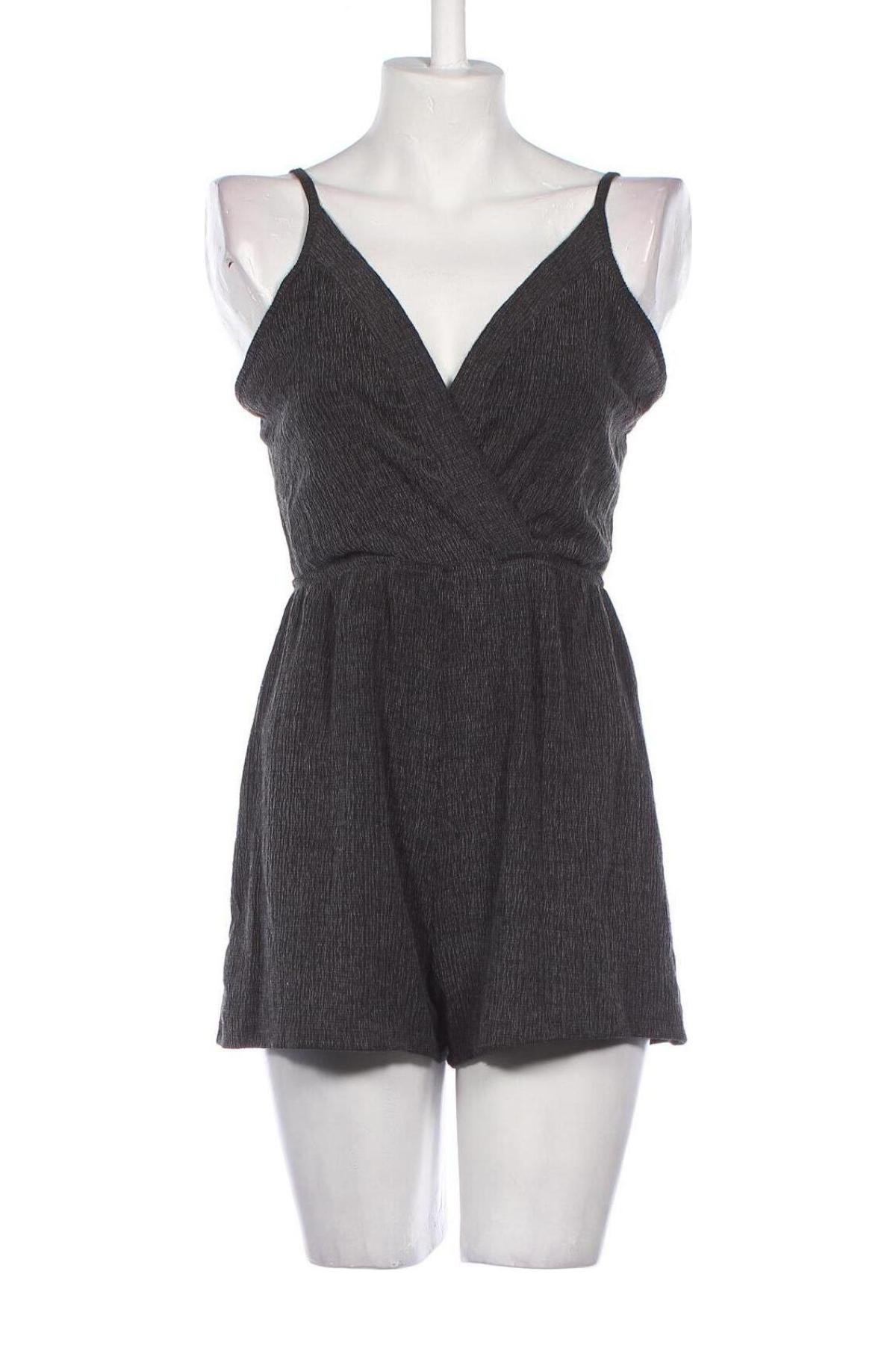 Damen Overall Pull&Bear, Größe L, Farbe Grau, Preis 27,14 €