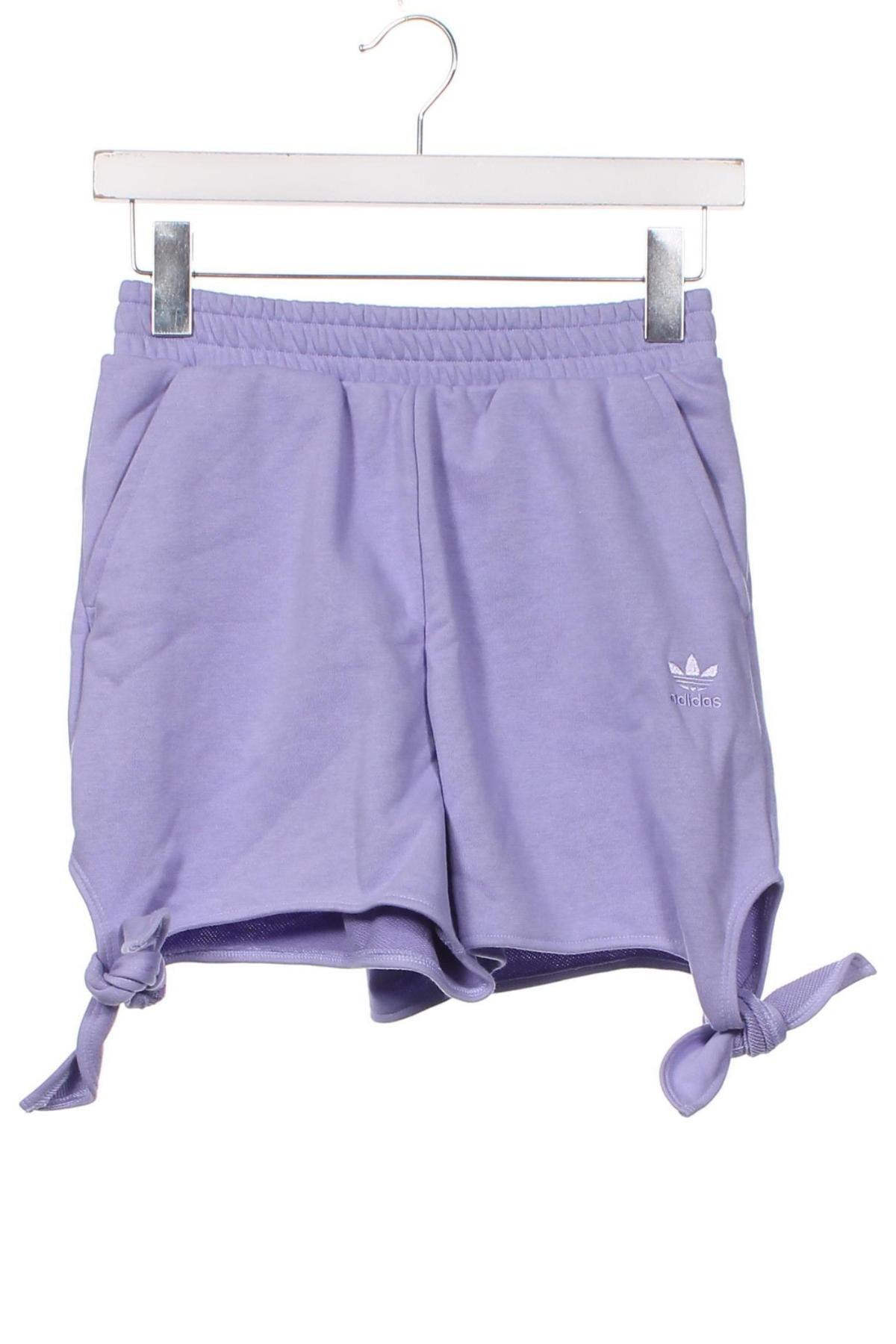 Дамски къс панталон Adidas Originals, Размер XS, Цвят Лилав, Цена 102,00 лв.