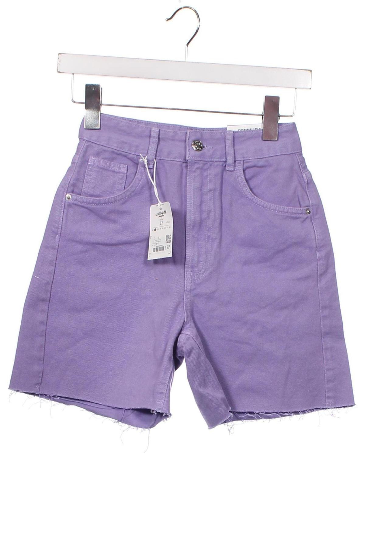 Дамски къс панталон Jennyfer, Размер XXS, Цвят Лилав, Цена 9,92 лв.