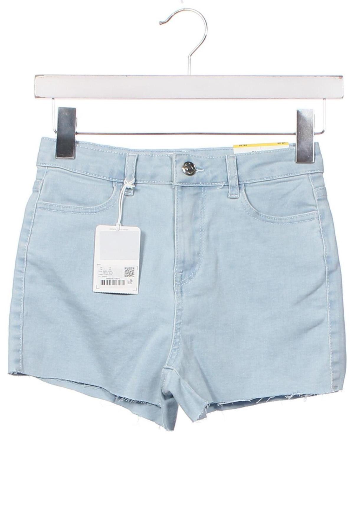 Pantaloni scurți de femei Jennyfer, Mărime XS, Culoare Albastru, Preț 31,61 Lei