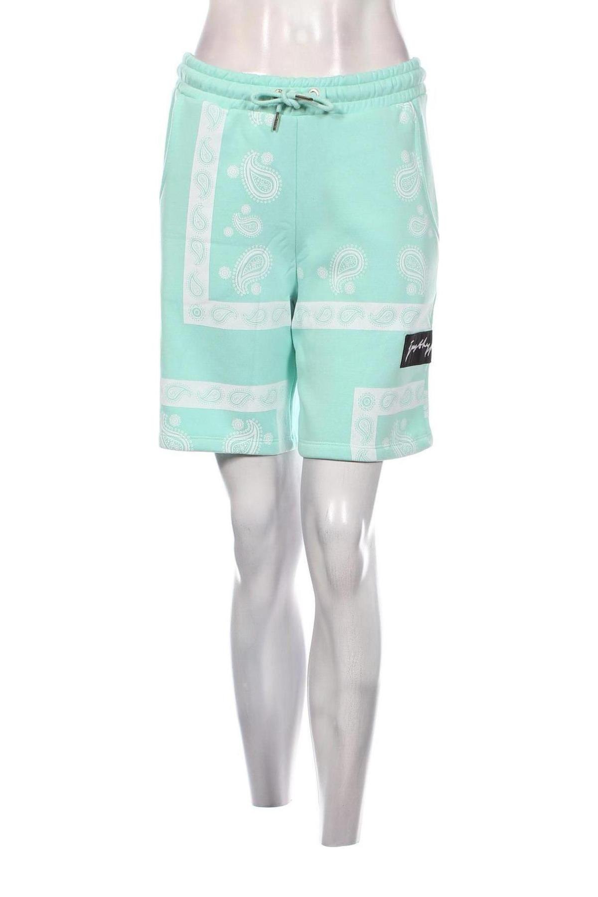 Дамски къс панталон Just Hype, Размер XS, Цвят Зелен, Цена 72,00 лв.