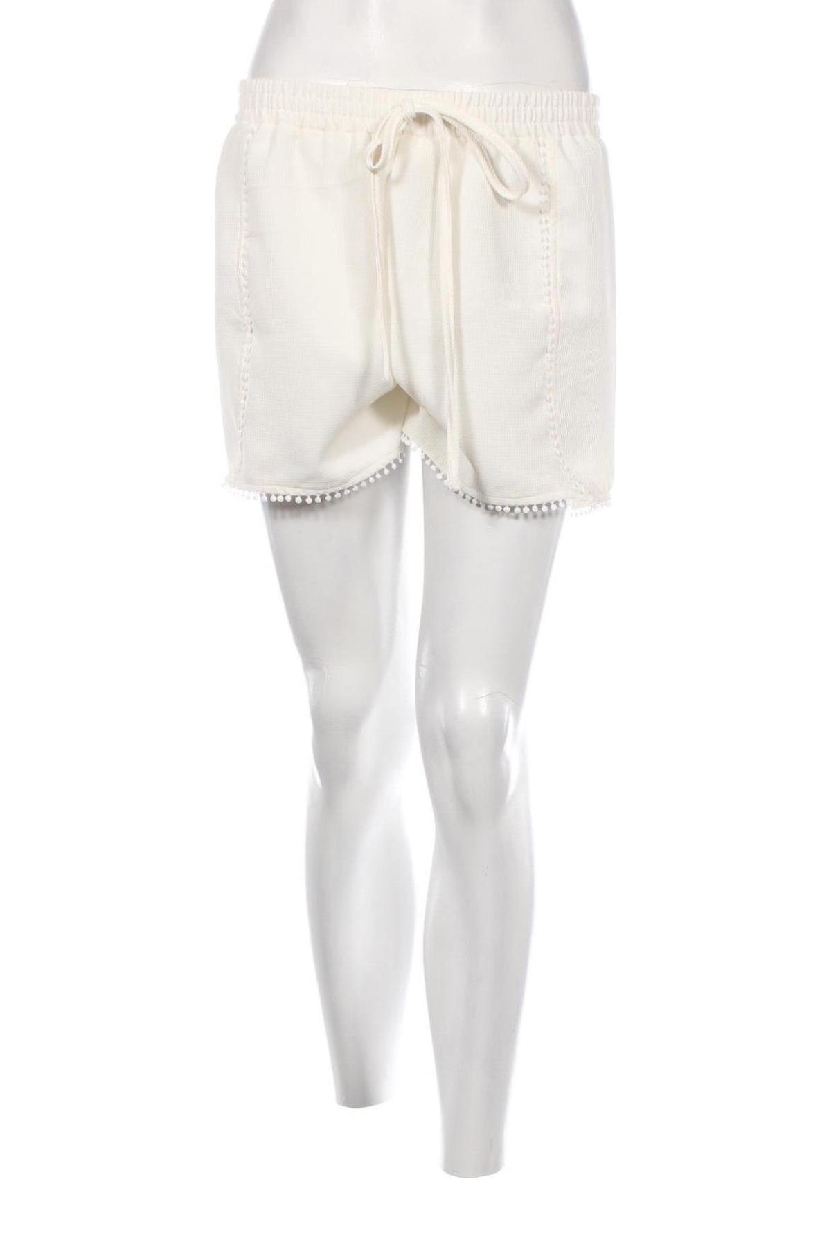 Γυναικείο κοντό παντελόνι SHEIN, Μέγεθος S, Χρώμα Εκρού, Τιμή 9,72 €