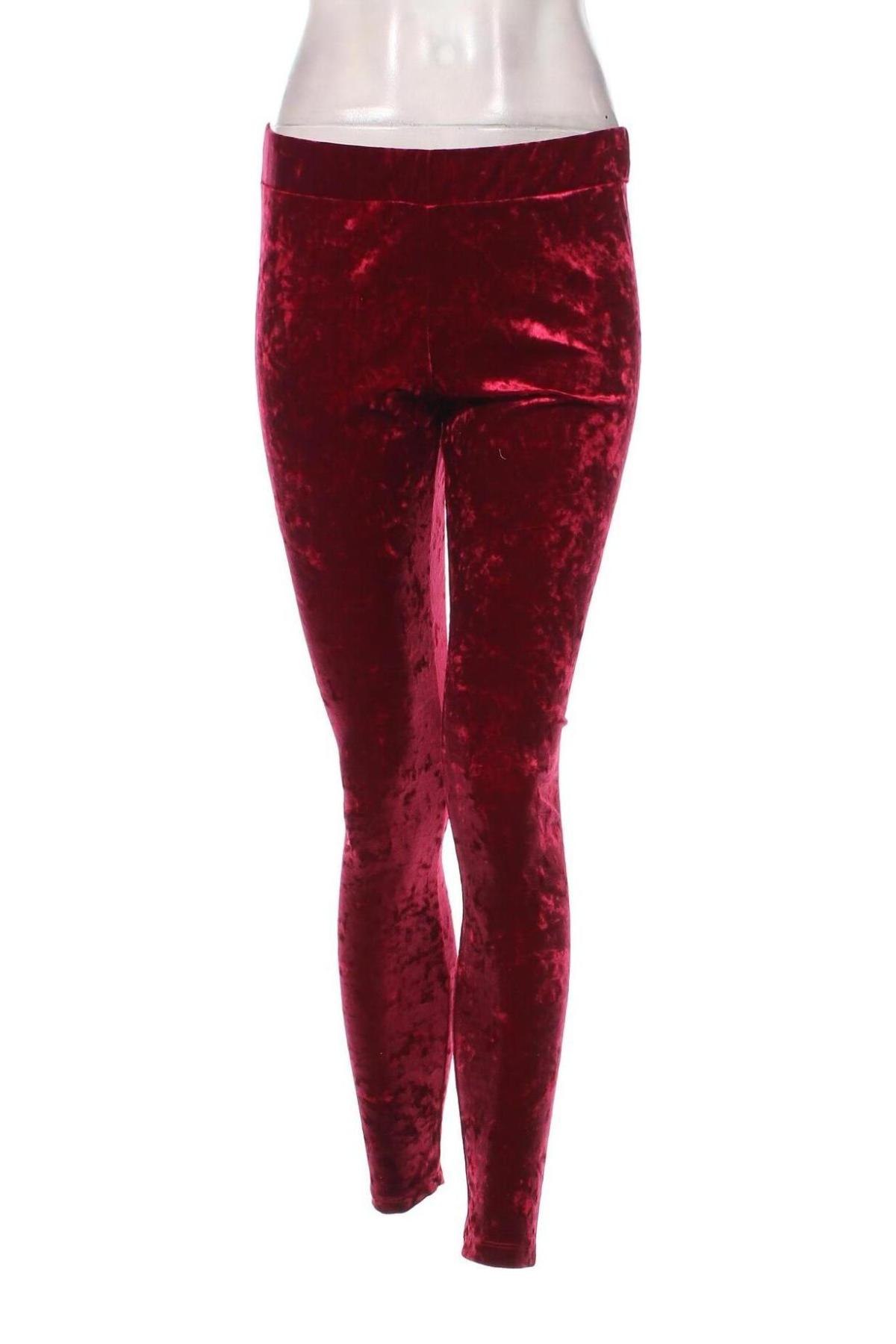 Damen Leggings H&M Divided, Größe M, Farbe Rot, Preis 3,89 €
