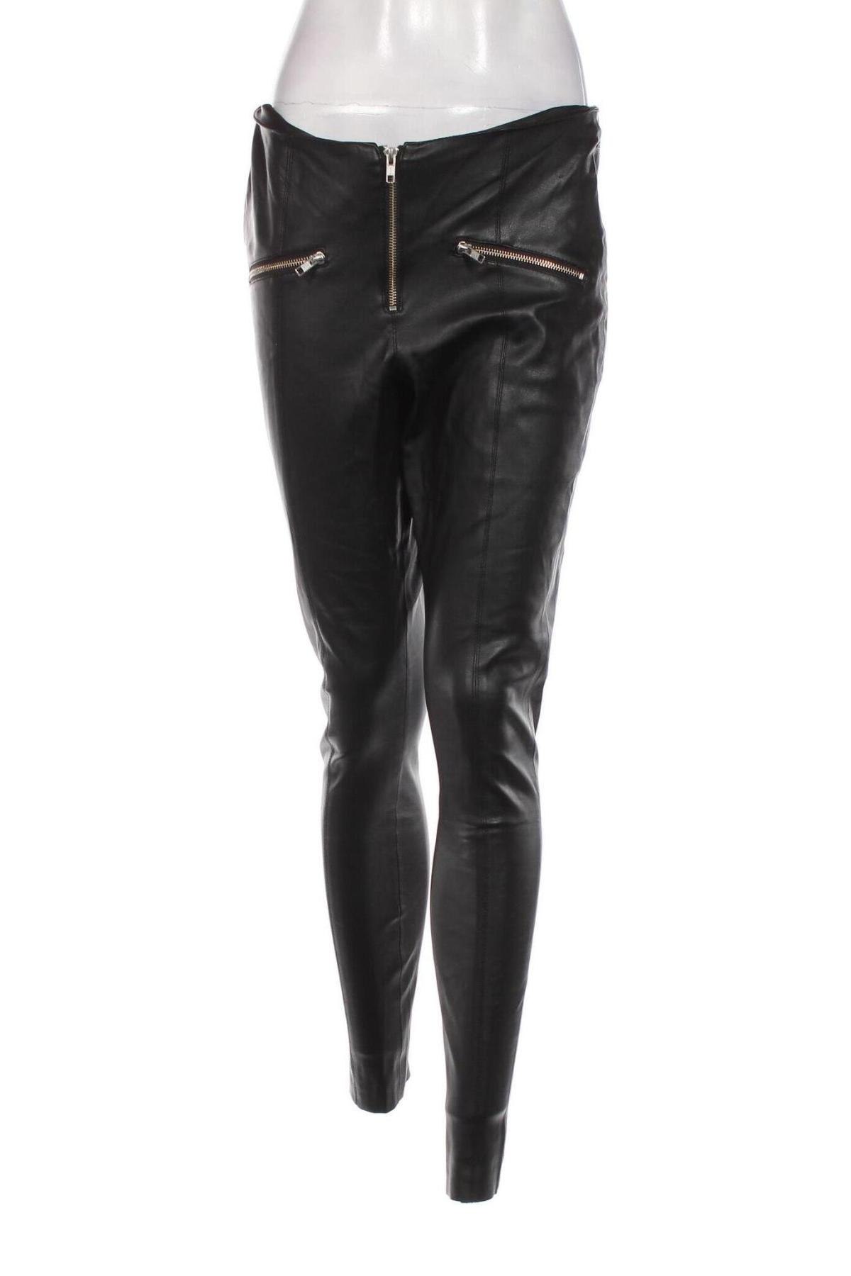 Γυναικείο παντελόνι δερμάτινο Bik Bok, Μέγεθος M, Χρώμα Μαύρο, Τιμή 4,13 €