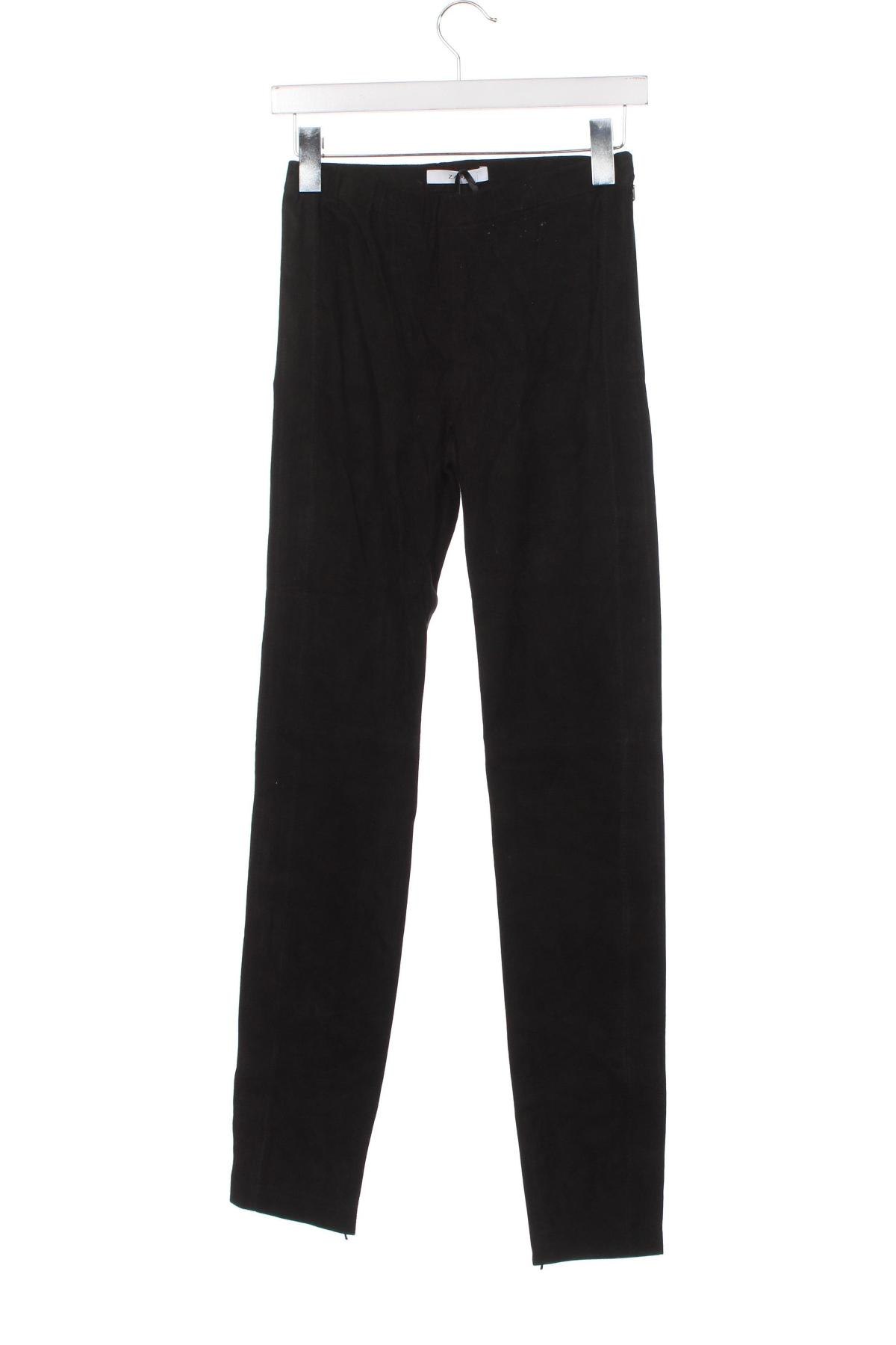 Pantaloni de piele pentru damă ZAPA, Mărime XS, Culoare Negru, Preț 260,03 Lei