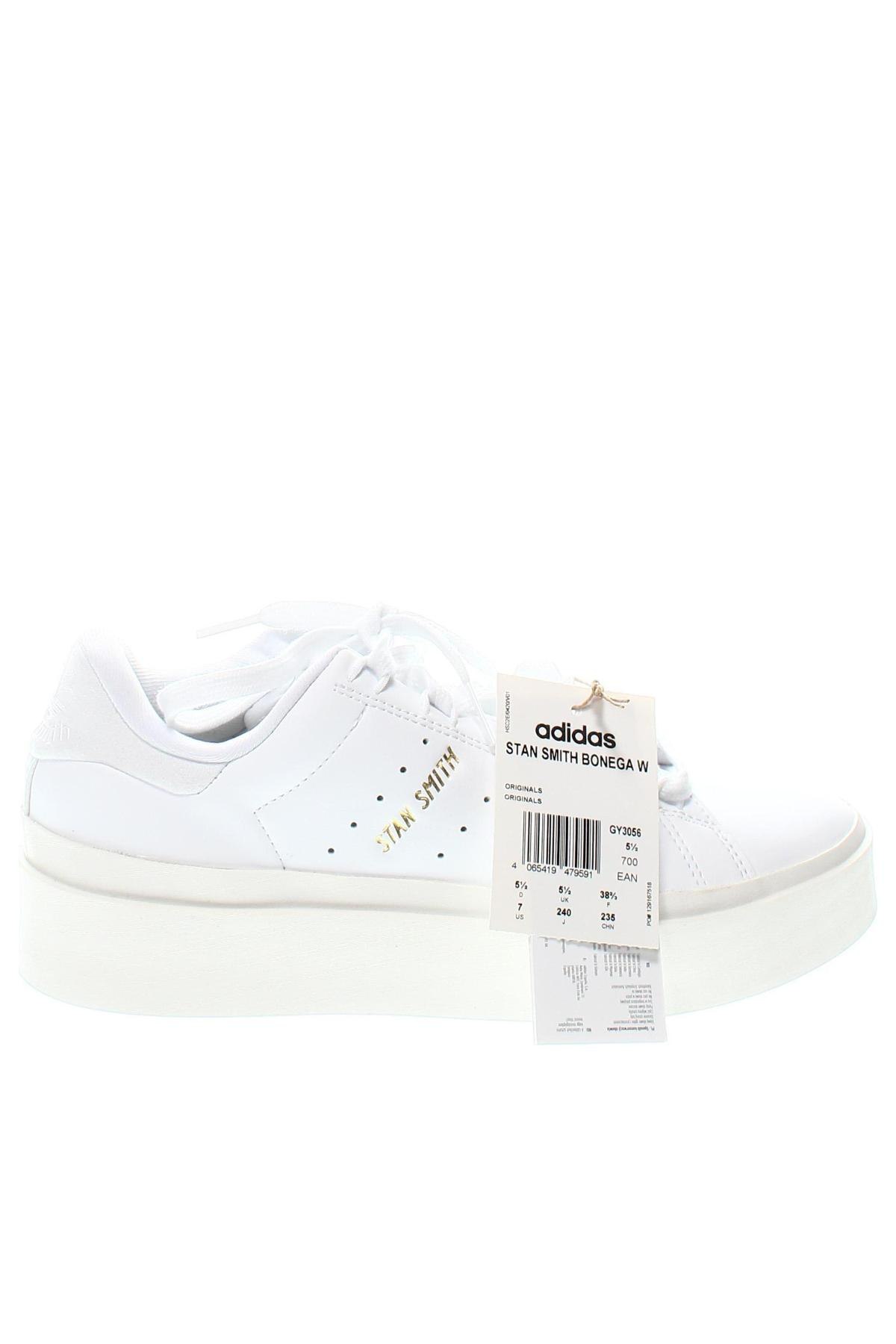 Γυναικεία παπούτσια Adidas & Stan Smith, Μέγεθος 38, Χρώμα Λευκό, Τιμή 82,99 €