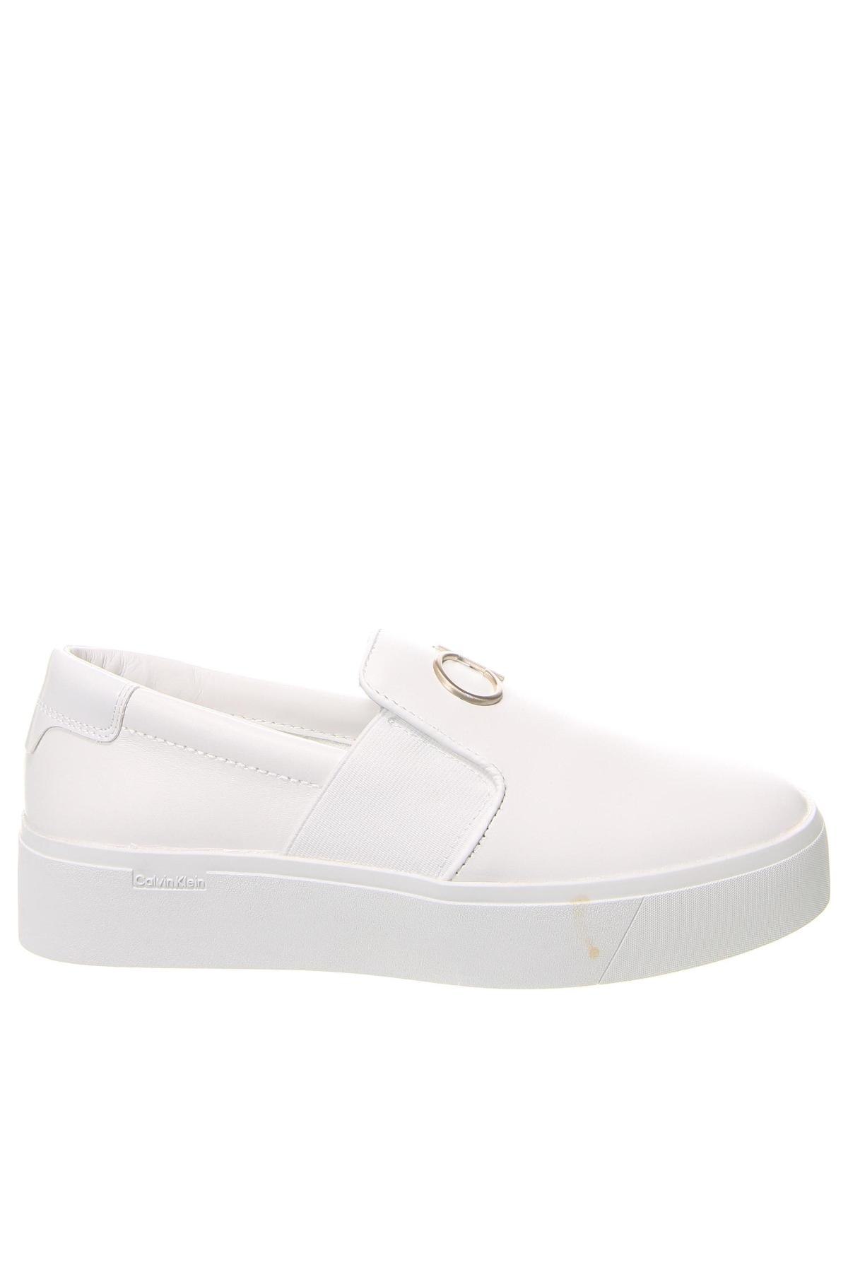 Γυναικεία παπούτσια Calvin Klein, Μέγεθος 39, Χρώμα Λευκό, Τιμή 118,04 €