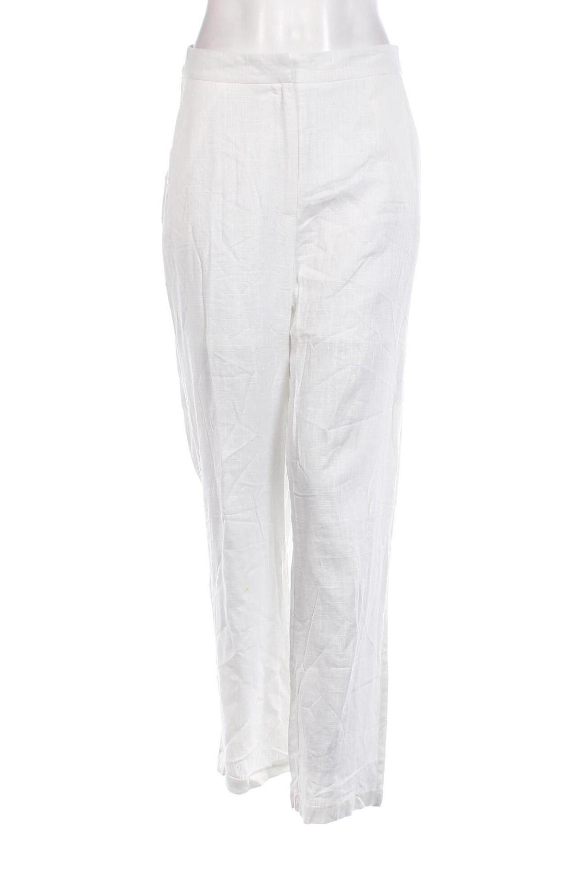 Pantaloni de femei Answear, Mărime L, Culoare Alb, Preț 113,49 Lei