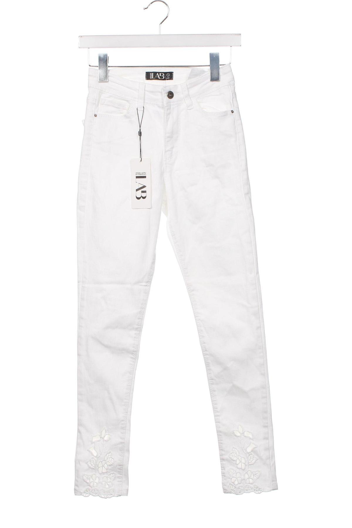 Pantaloni de femei Answear, Mărime S, Culoare Alb, Preț 84,74 Lei