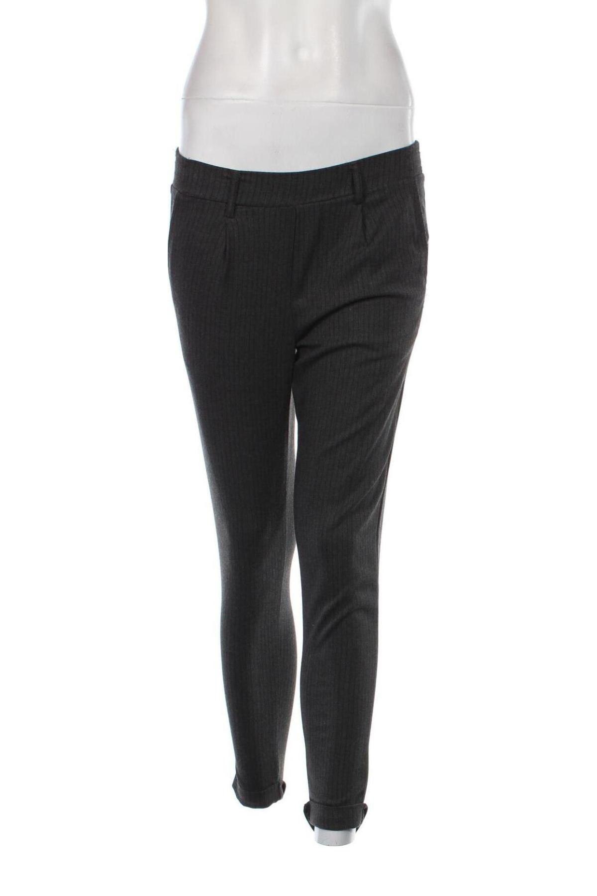 Дамски панталон Bershka, Размер XS, Цвят Сив, Цена 7,83 лв.