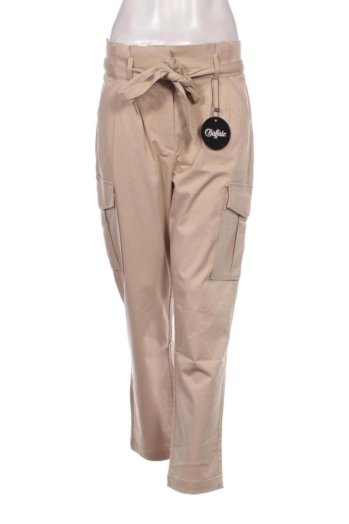 Γυναικείο παντελόνι Buffalo, Μέγεθος M, Χρώμα  Μπέζ, Τιμή 9,42 €