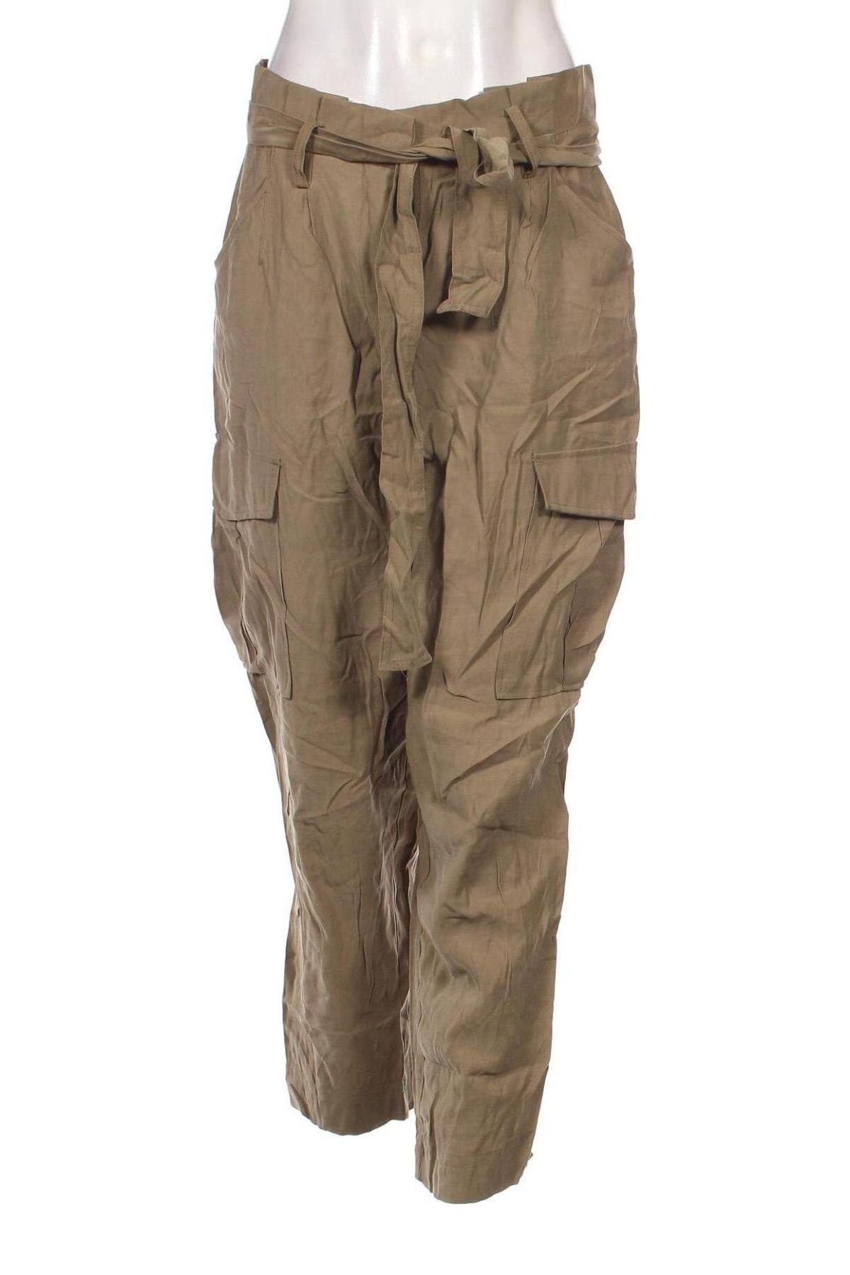 Дамски панталон H&M, Размер M, Цвят Зелен, Цена 6,96 лв.