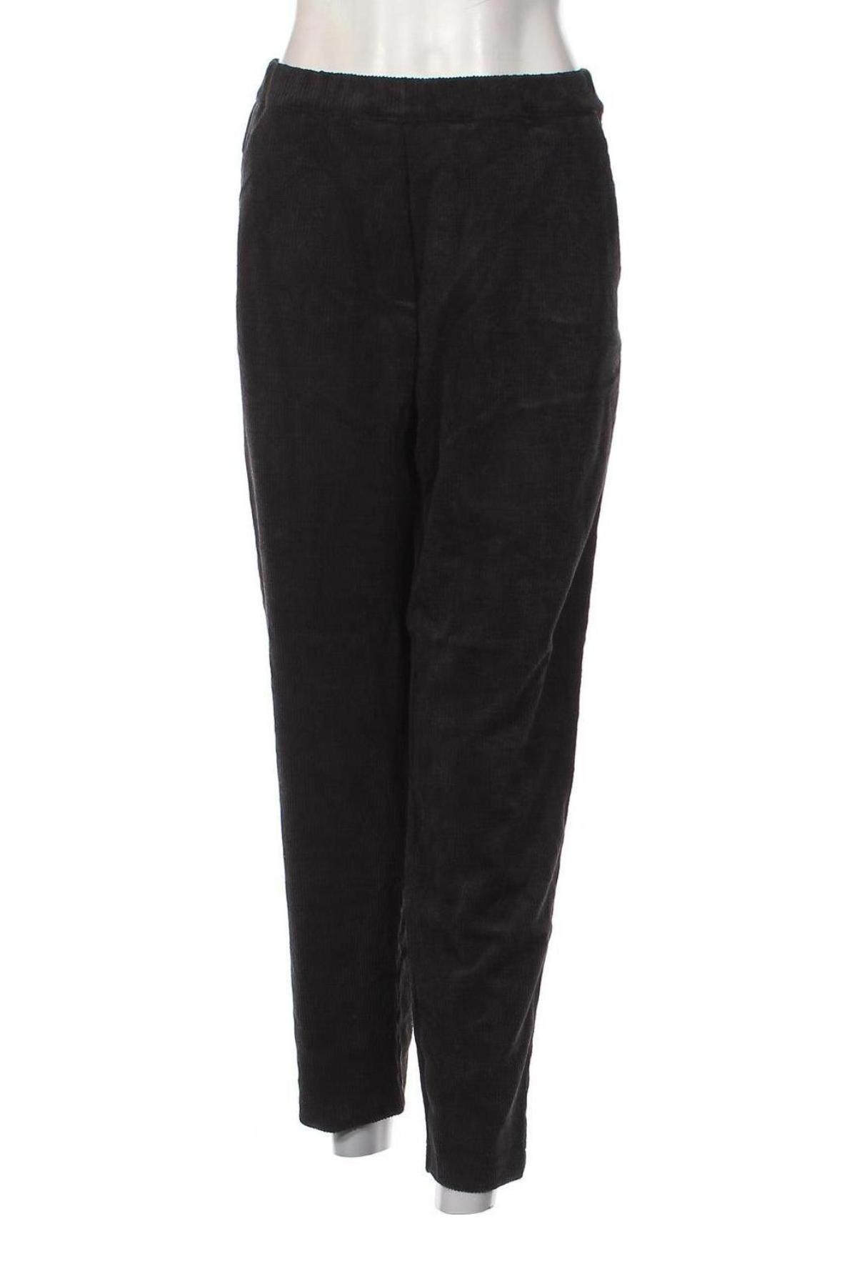 Γυναικείο κοτλέ παντελόνι Humility, Μέγεθος L, Χρώμα Μαύρο, Τιμή 6,37 €