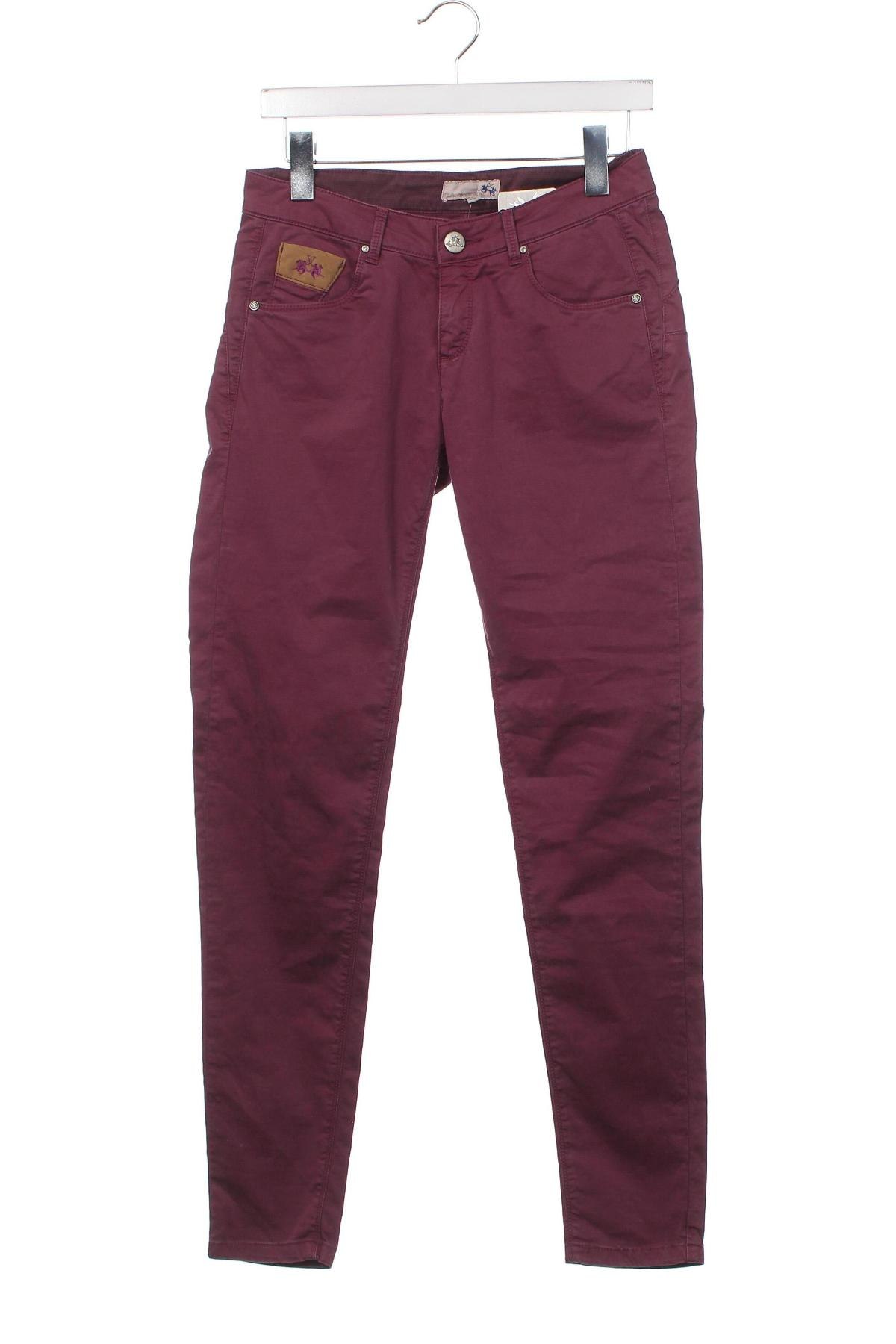 Дамски панталон La Martina, Размер M, Цвят Лилав, Цена 28,65 лв.