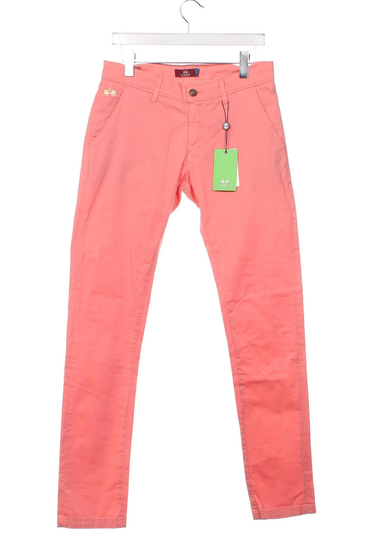 Pantaloni de bărbați La Martina, Mărime S, Culoare Roz, Preț 94,24 Lei