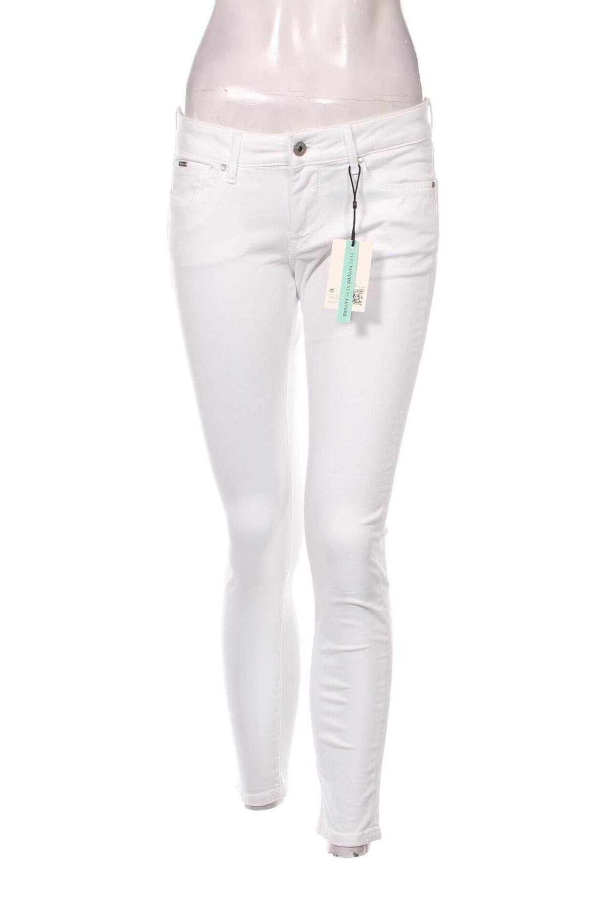 Γυναικείο παντελόνι Pepe Jeans, Μέγεθος S, Χρώμα Λευκό, Τιμή 25,59 €