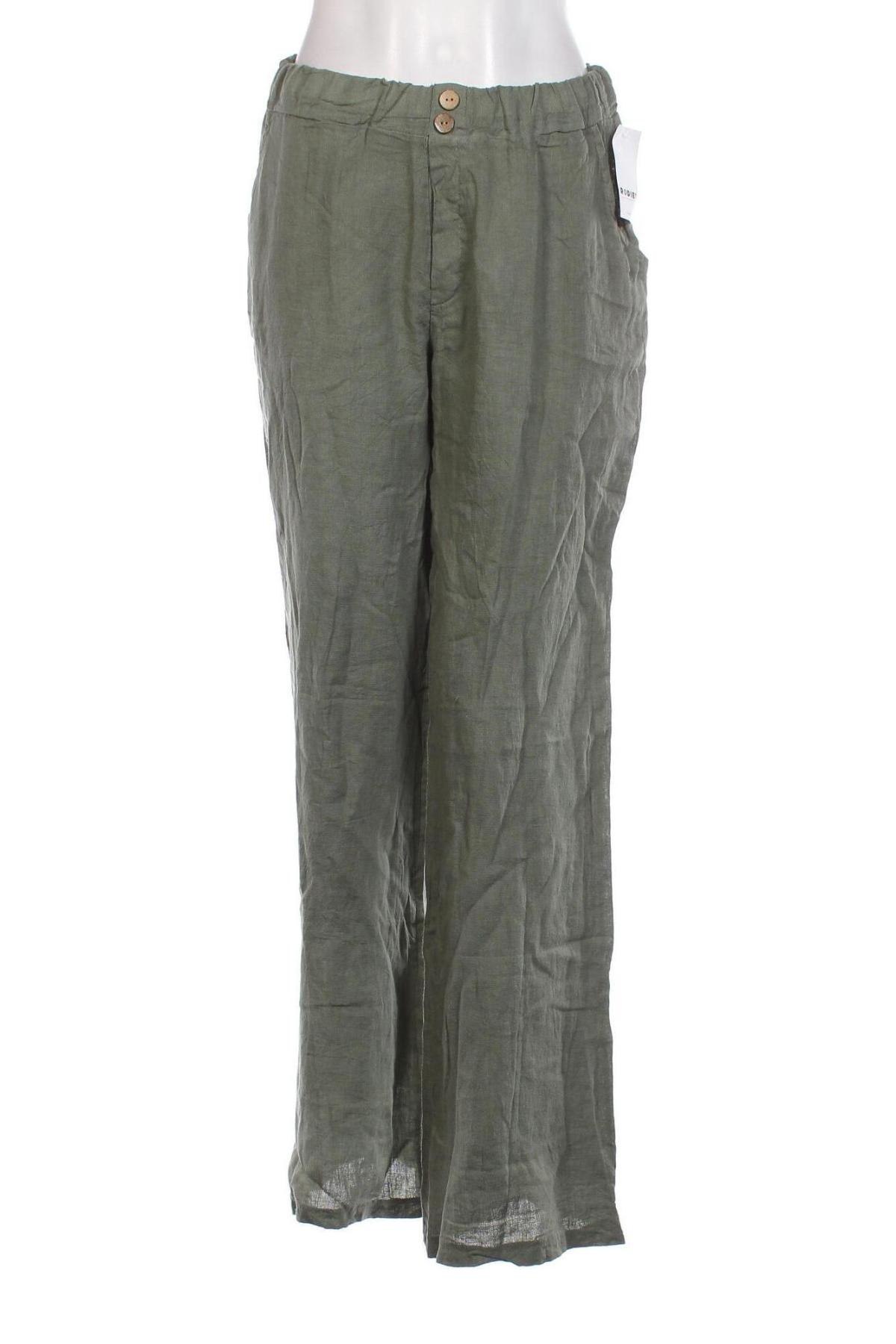 Дамски панталон Rodier, Размер XL, Цвят Зелен, Цена 191,00 лв.
