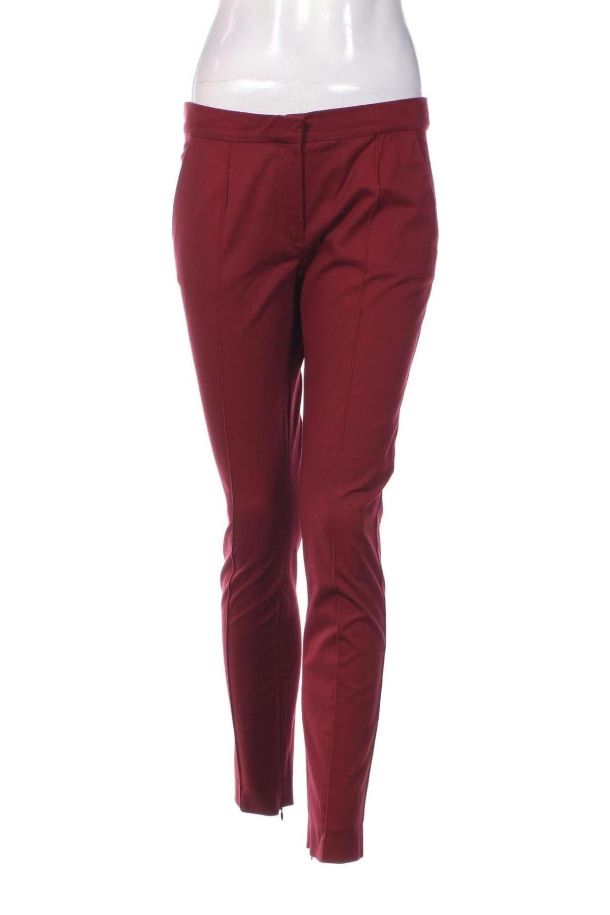 Pantaloni de femei Sportmax, Mărime M, Culoare Roșu, Preț 109,21 Lei