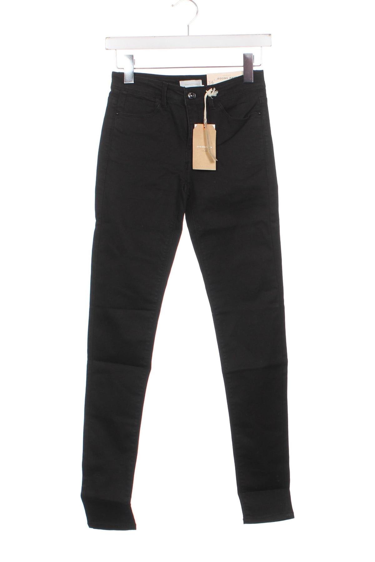 Pantaloni de femei Springfield, Mărime S, Culoare Negru, Preț 223,68 Lei
