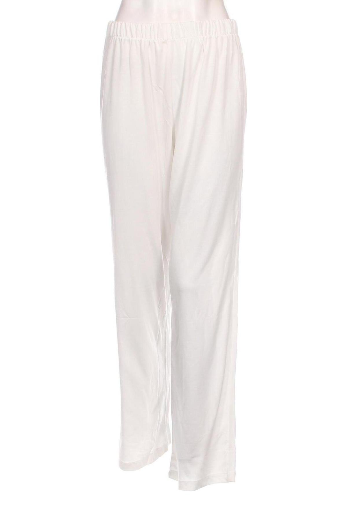 Дамски панталон Trendyol, Размер L, Цвят Бял, Цена 14,79 лв.