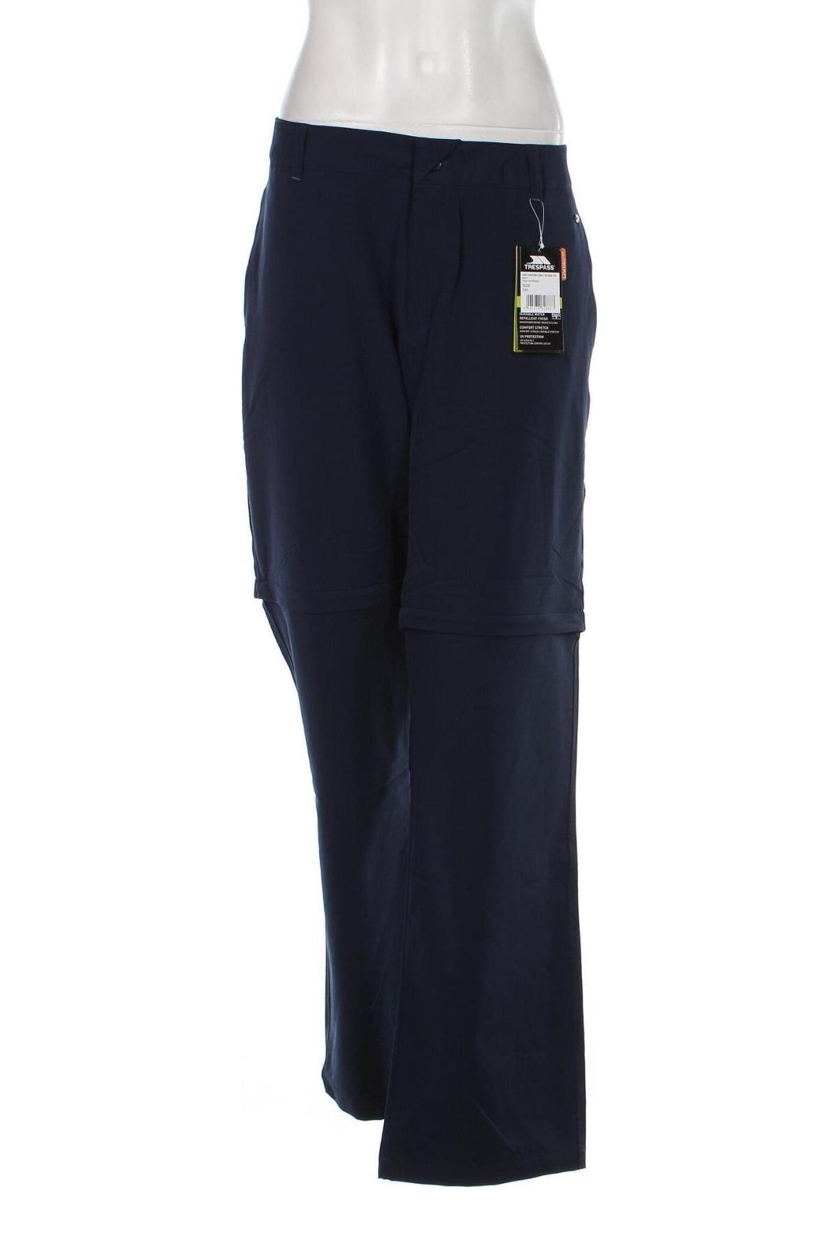 Γυναικείο παντελόνι Trespass, Μέγεθος 3XL, Χρώμα Μπλέ, Τιμή 14,30 €
