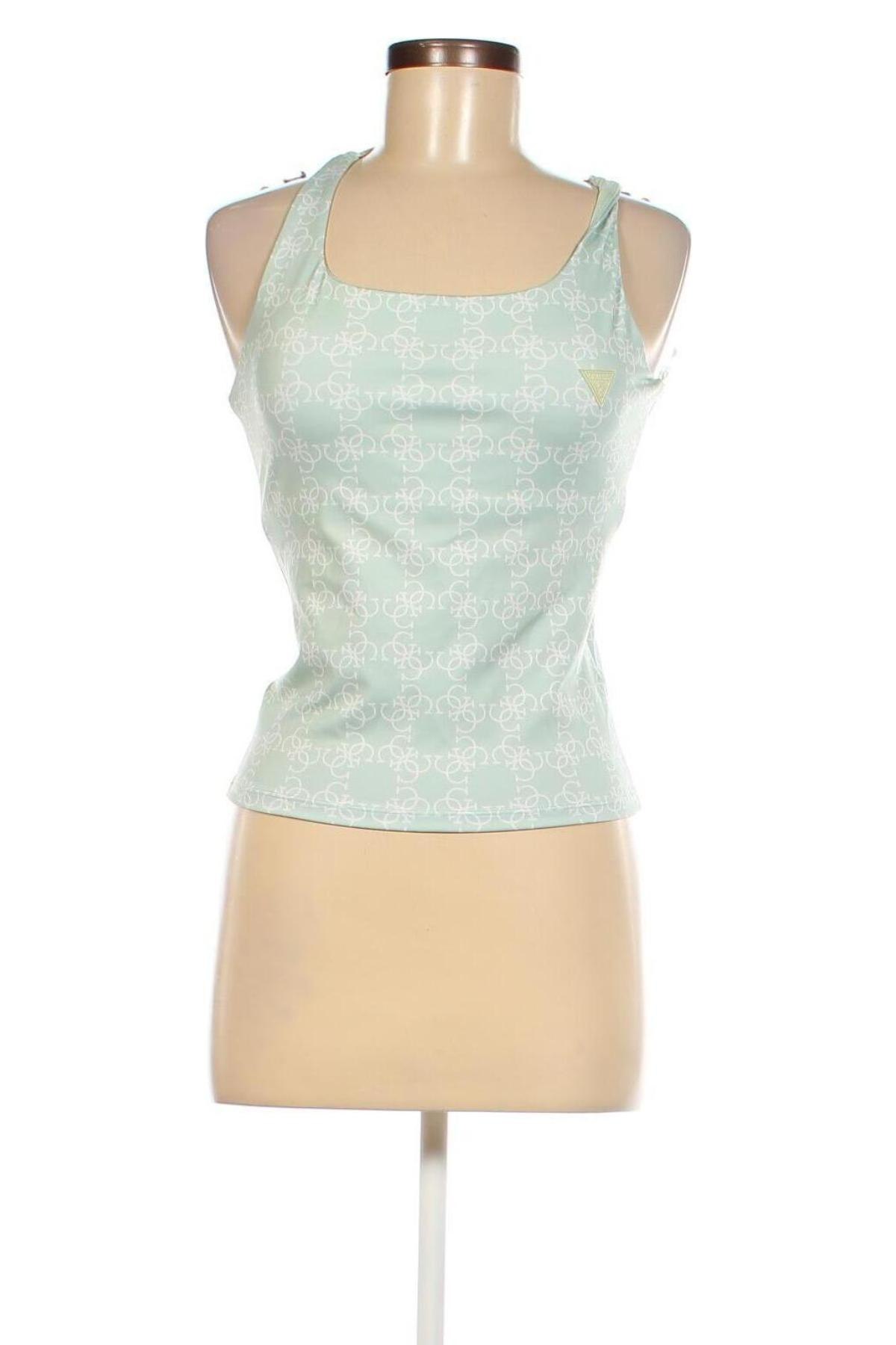 Γυναικείο αμάνικο μπλουζάκι Guess, Μέγεθος M, Χρώμα Πράσινο, Τιμή 61,34 €