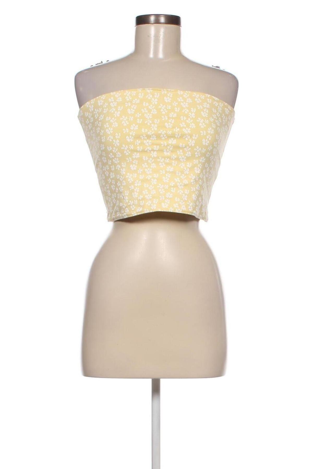 Γυναικείο αμάνικο μπλουζάκι Hollister, Μέγεθος L, Χρώμα Κίτρινο, Τιμή 5,98 €