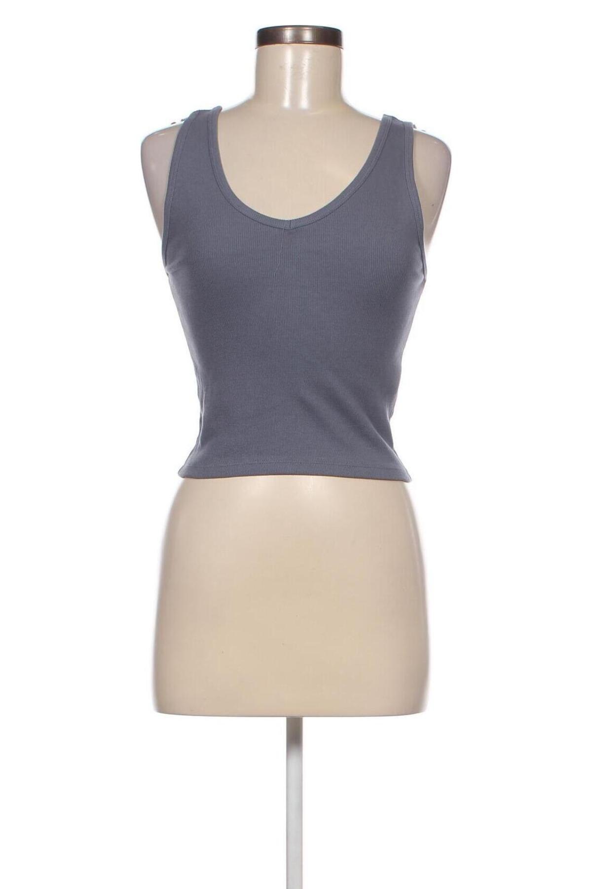 Γυναικείο αμάνικο μπλουζάκι Hollister, Μέγεθος M, Χρώμα Μπλέ, Τιμή 14,95 €