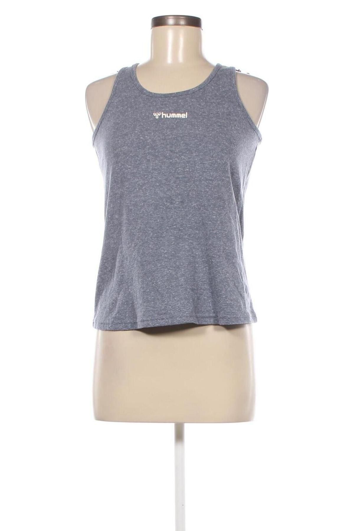 Γυναικείο αμάνικο μπλουζάκι Hummel, Μέγεθος XS, Χρώμα Μπλέ, Τιμή 12,99 €