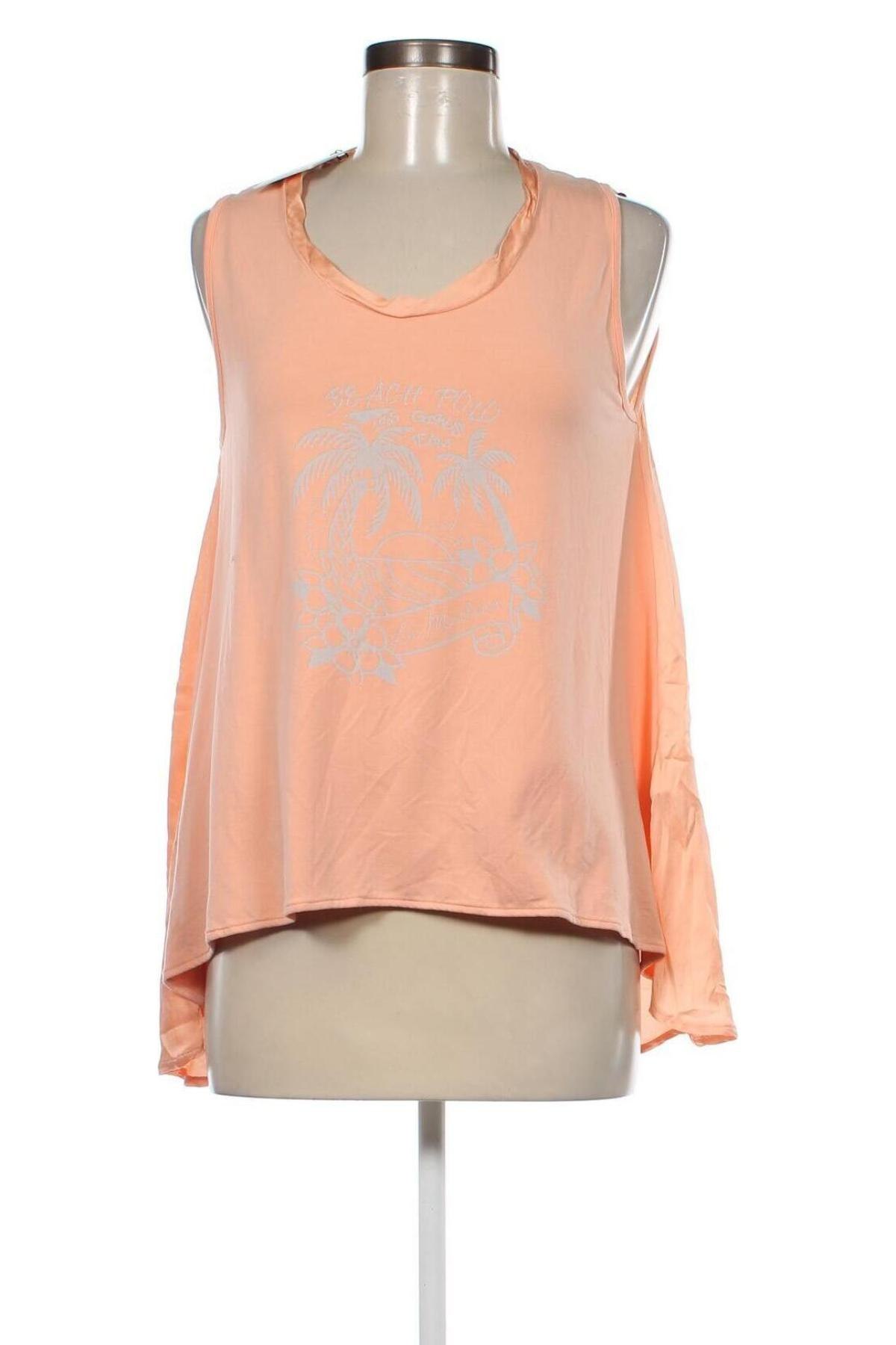 Γυναικείο αμάνικο μπλουζάκι La Martina, Μέγεθος L, Χρώμα Πορτοκαλί, Τιμή 10,52 €
